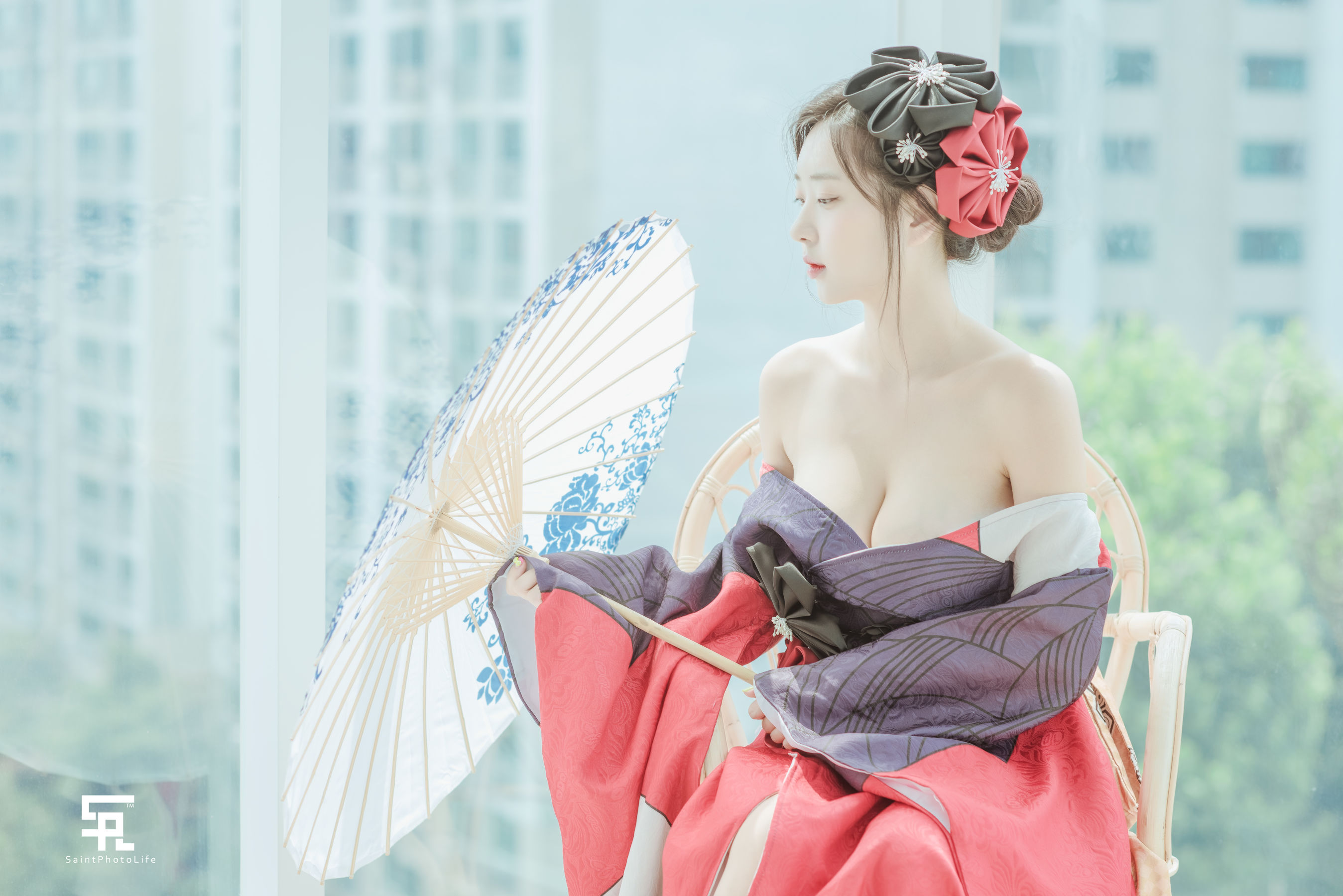 [saintphotolife] 韩国妹子申才恩(Zennyrt) – The Blue 日韩写真-第20张