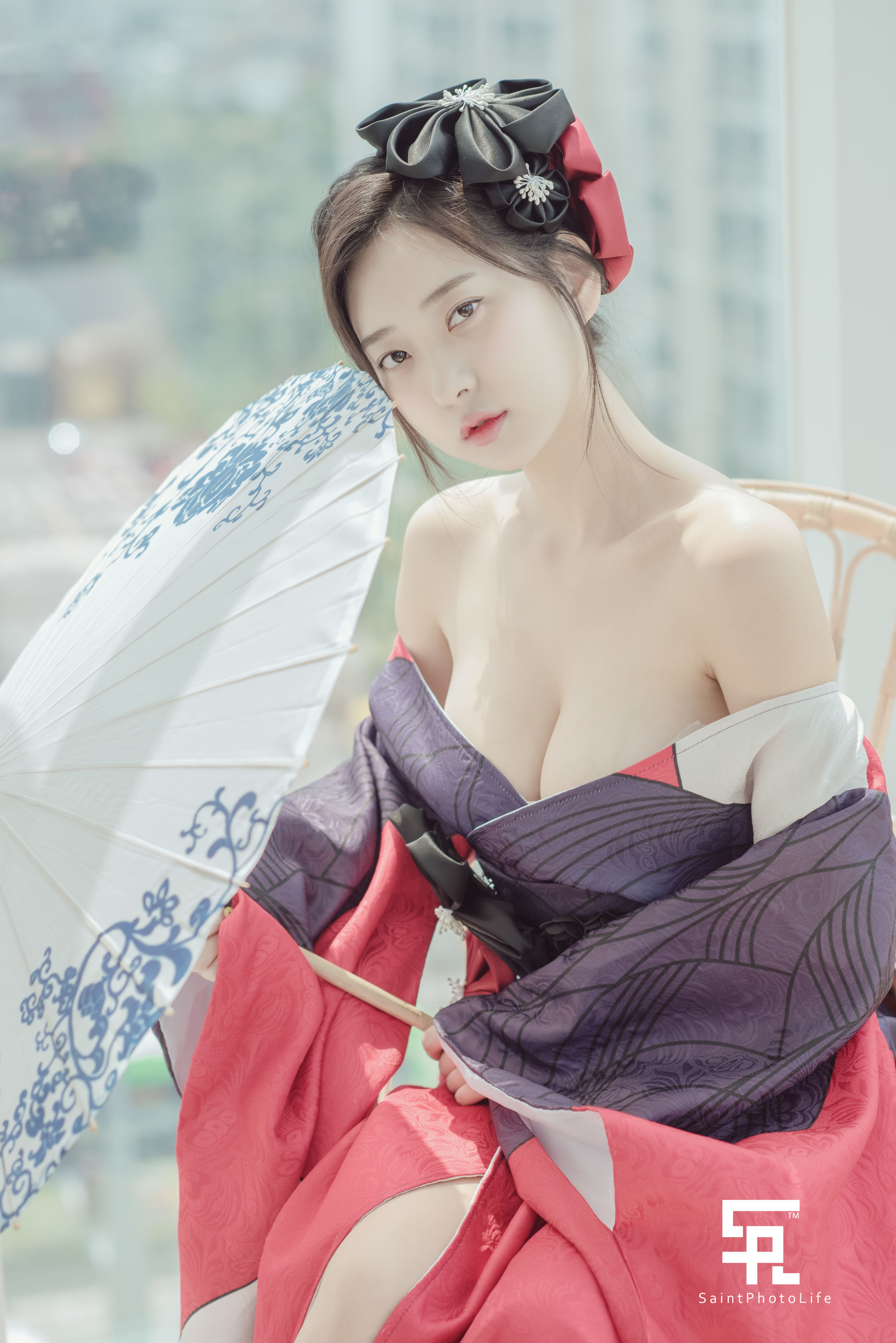 [saintphotolife] 韩国妹子申才恩(Zennyrt) – The Blue 日韩写真-第24张