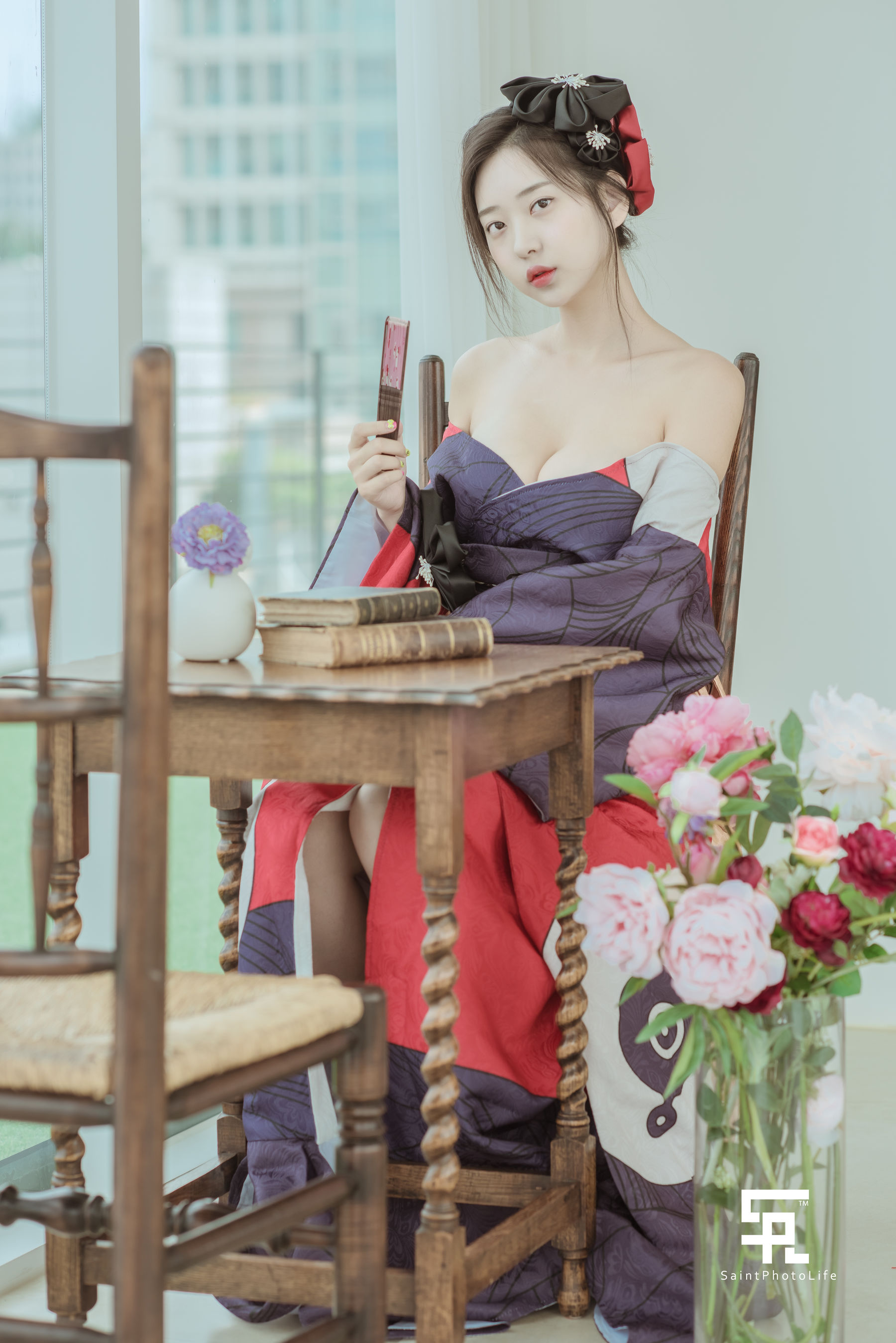 [saintphotolife] 韩国妹子申才恩(Zennyrt) – The Blue 日韩写真-第30张