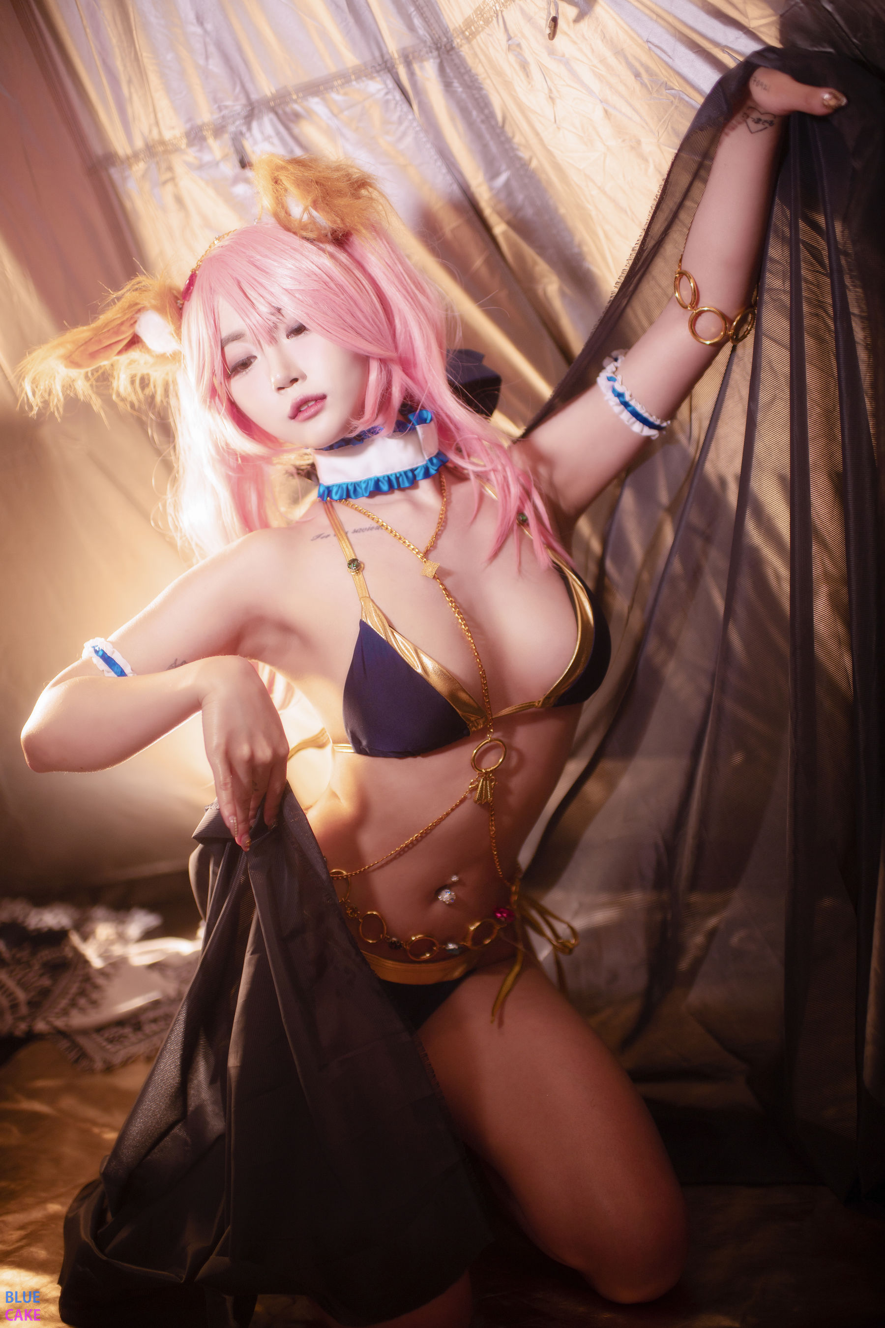 [BLUECAKE] Bomi – Pink Dancer 日韩写真-第58张
