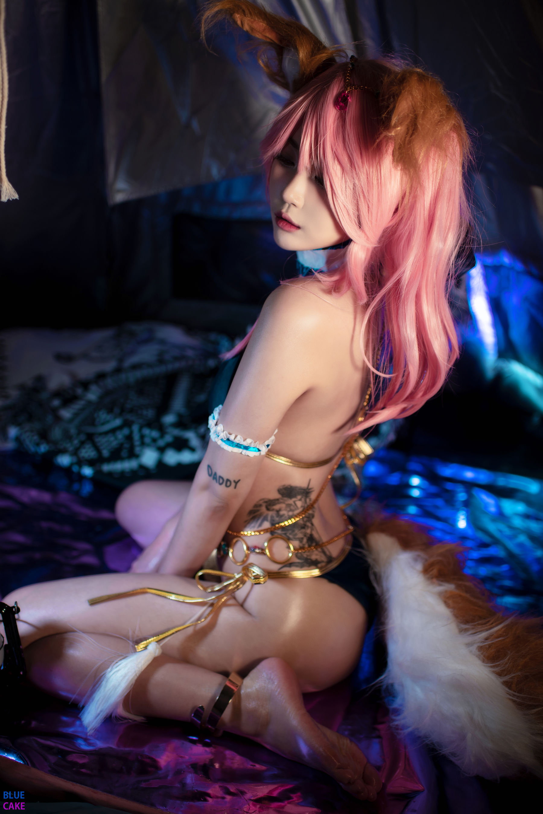 [BLUECAKE] Bomi – Pink Dancer 日韩写真-第3张