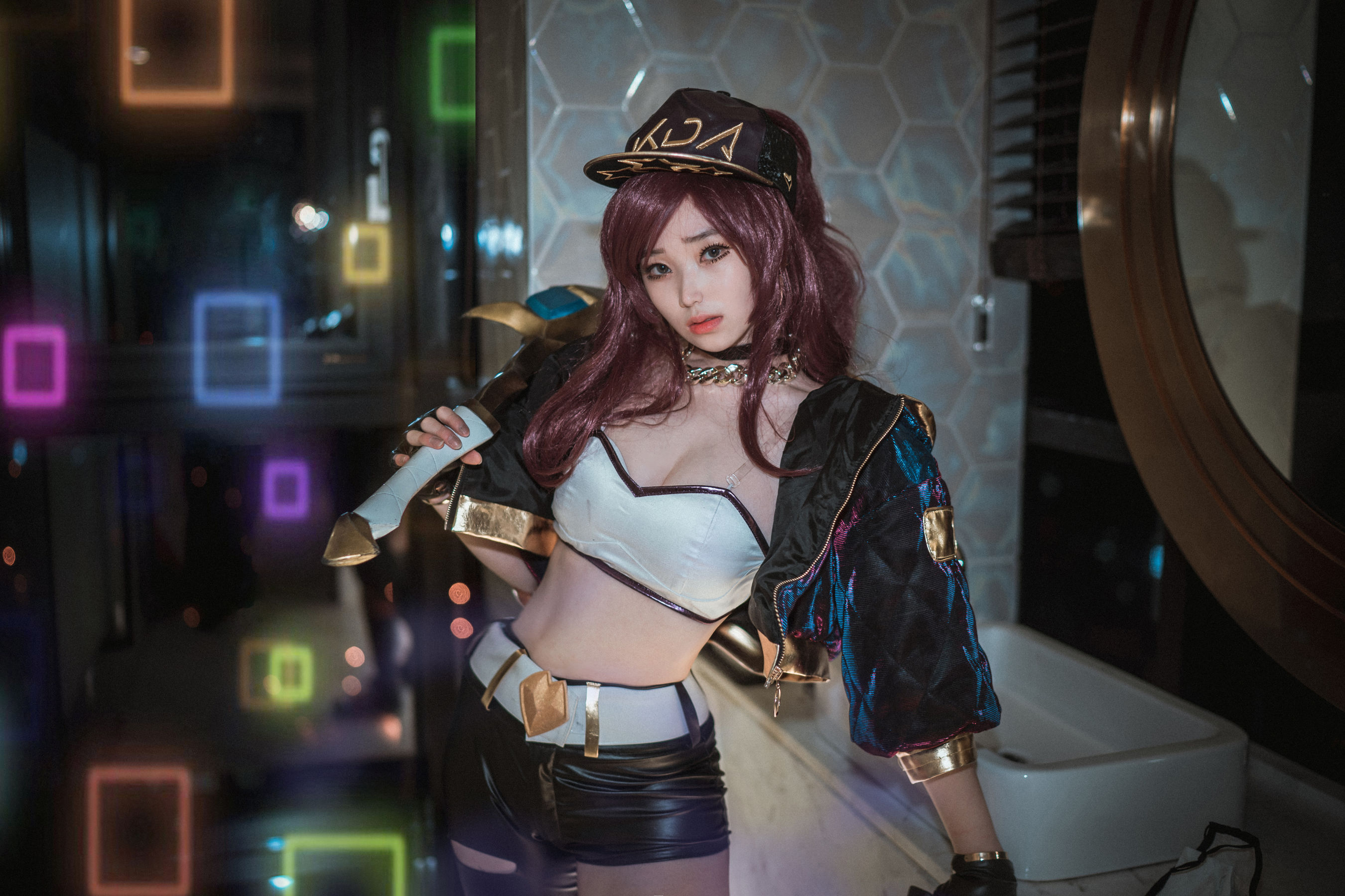 BamBi写真 – KDA_Akali 日韩写真-第3张
