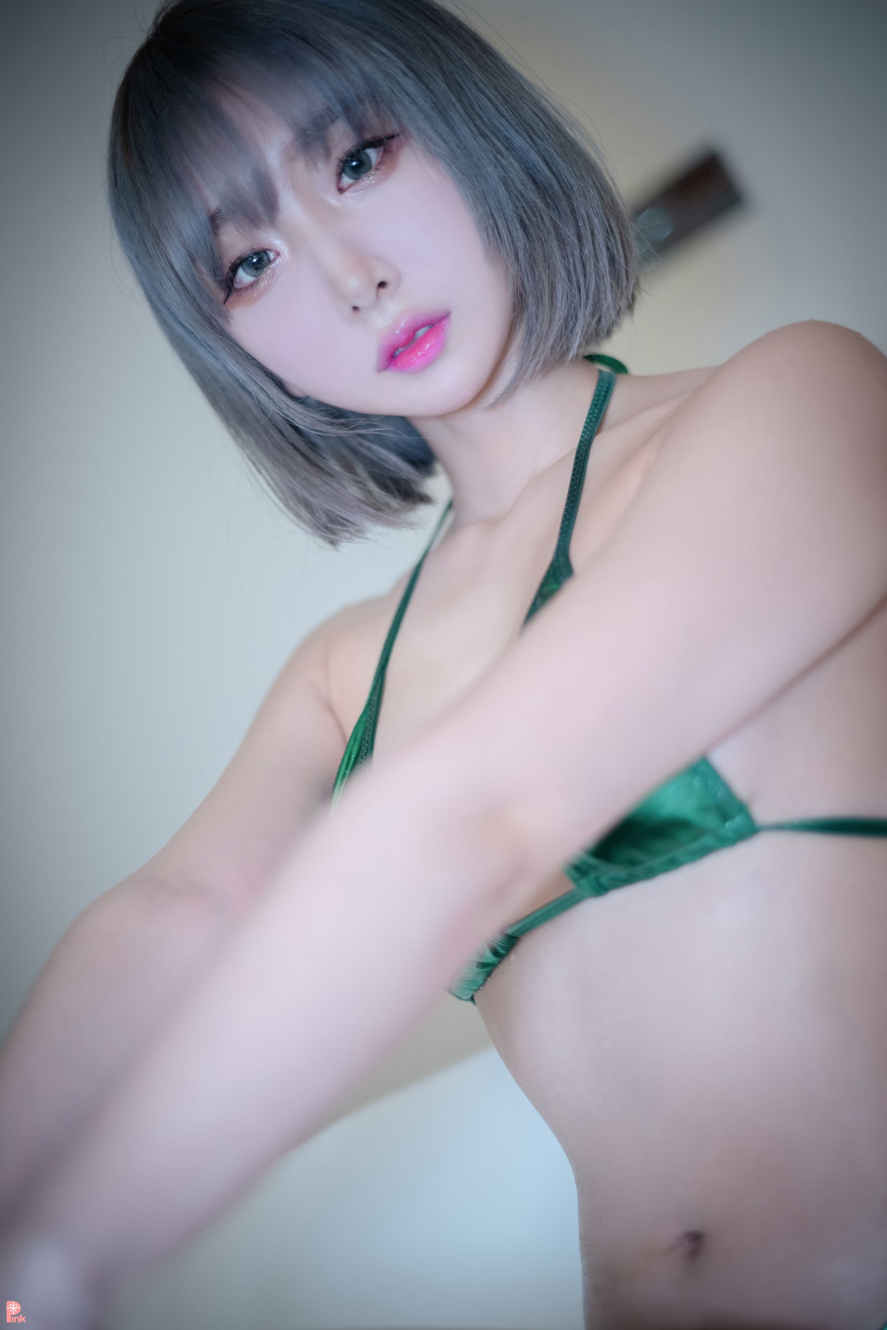 PINK RIBBON Dayeon – E-bIKINI Green 日韩写真-第30张