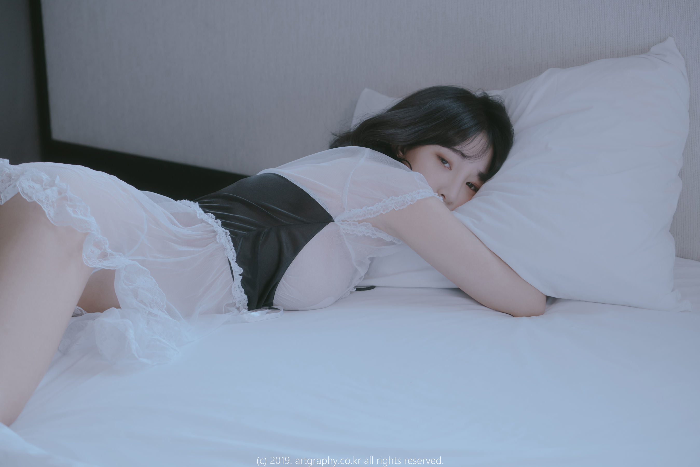 [ARTGRAVIA] VOL.069 姜仁卿 – 透视睡衣+古典红色睡袍 日韩写真-第9张