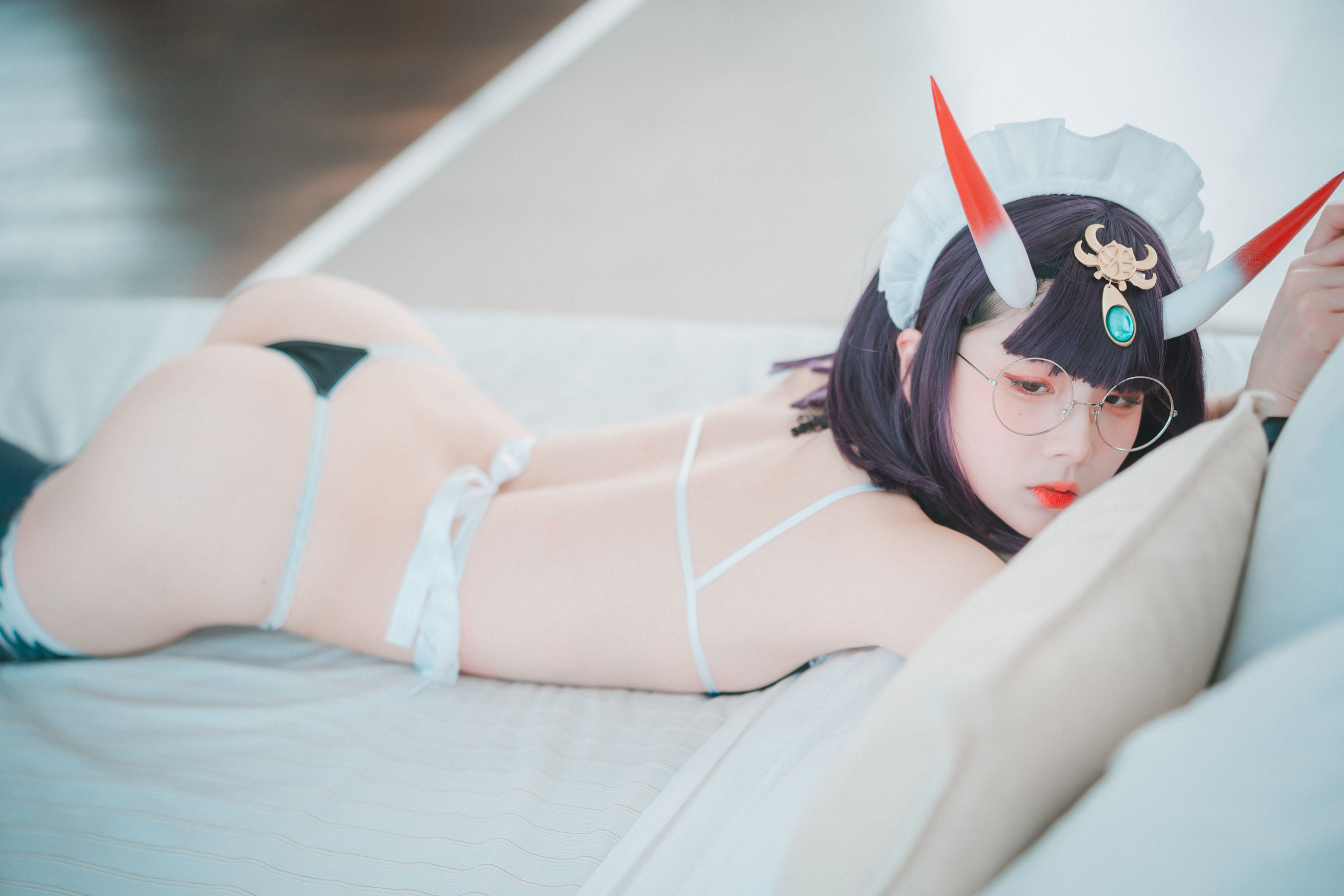 [DJAWA] JANG JOO – Shuten Douji Maid 日韩写真-第6张