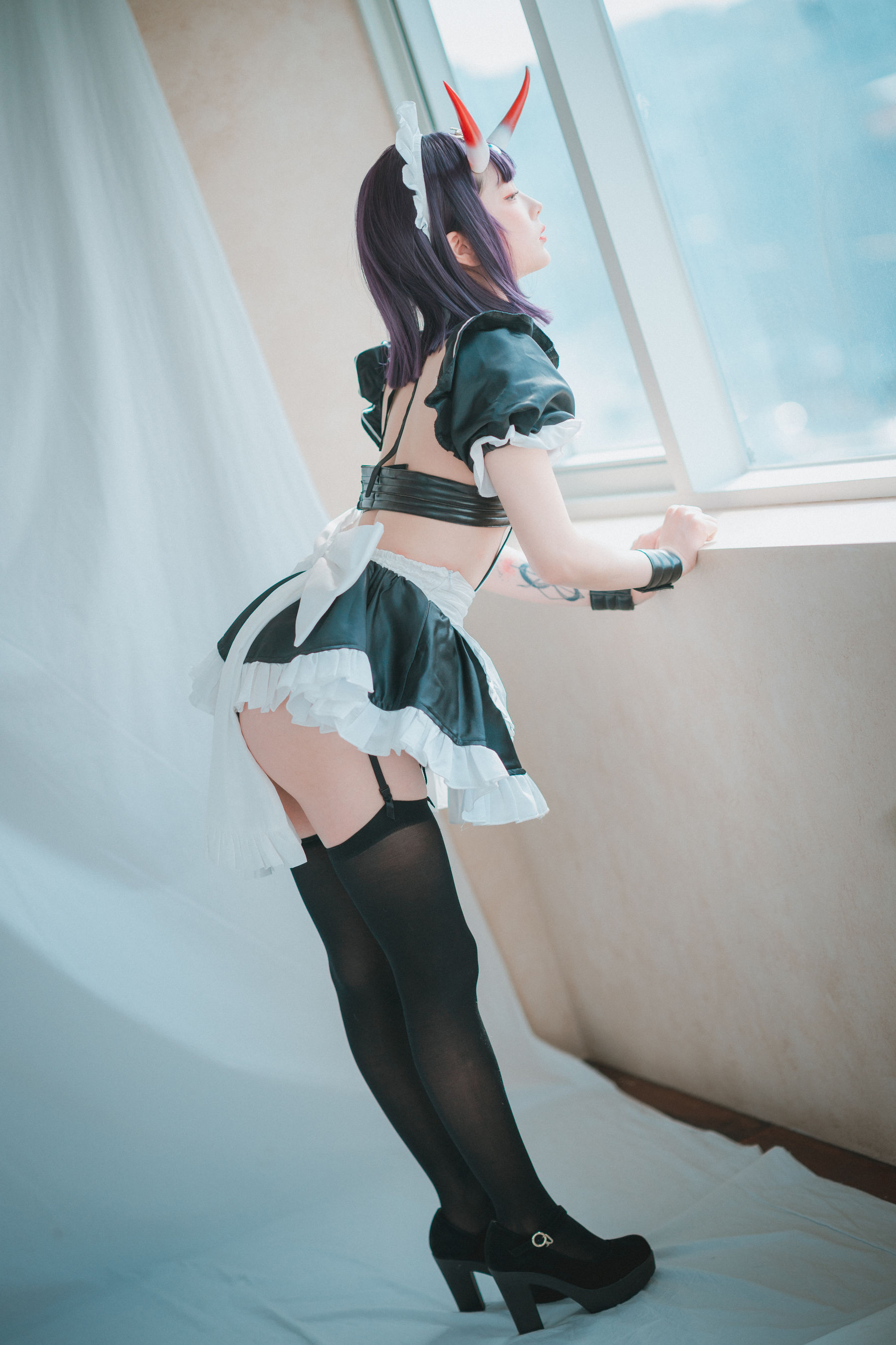 [DJAWA] JANG JOO – Shuten Douji Maid 日韩写真-第4张