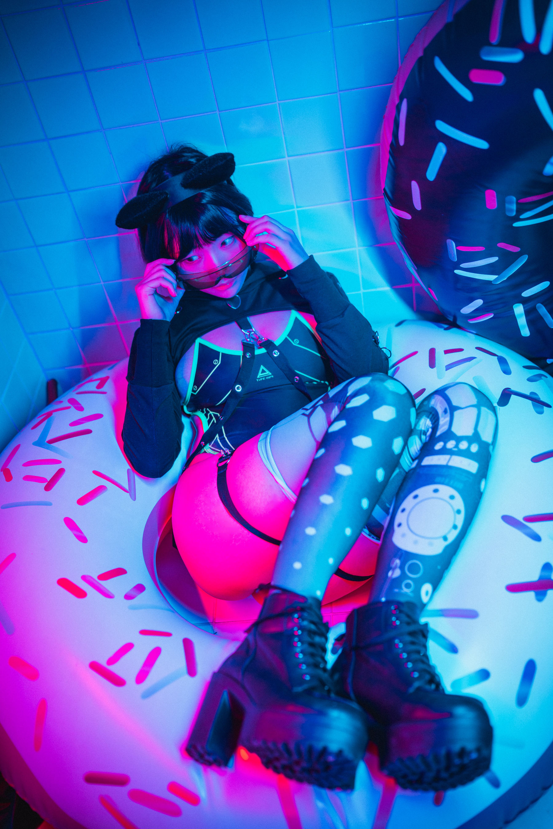 [DJAWA] Mimmi – Cyberpunk Girl 日韩写真-第6张