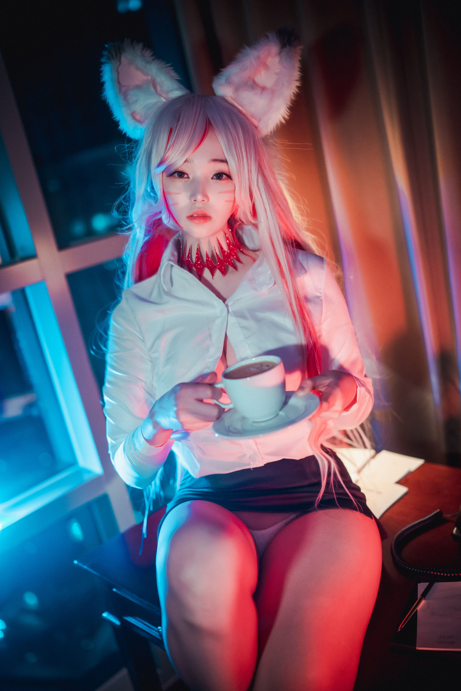 [DJAWA] BamBi – Kumiho in the Office 日韩写真-第44张