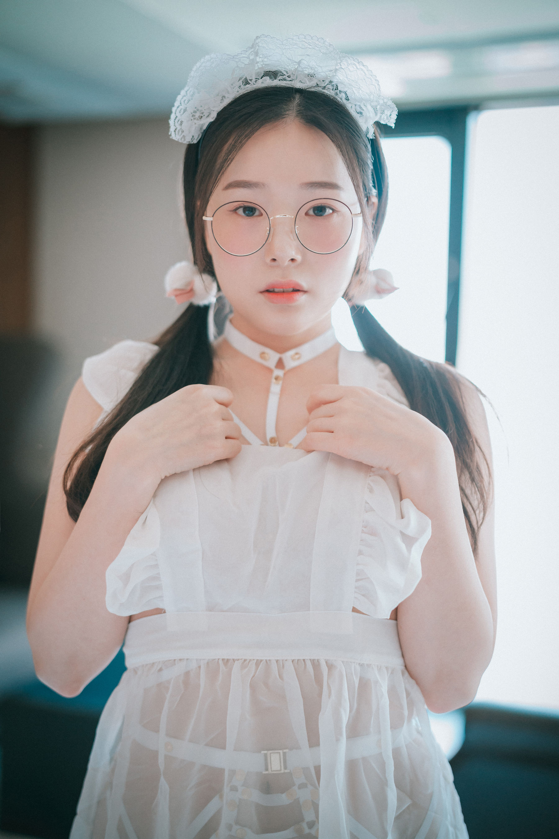 [DJAWA] PIA – Sheer Chiffon Apron 日韩写真-第1张