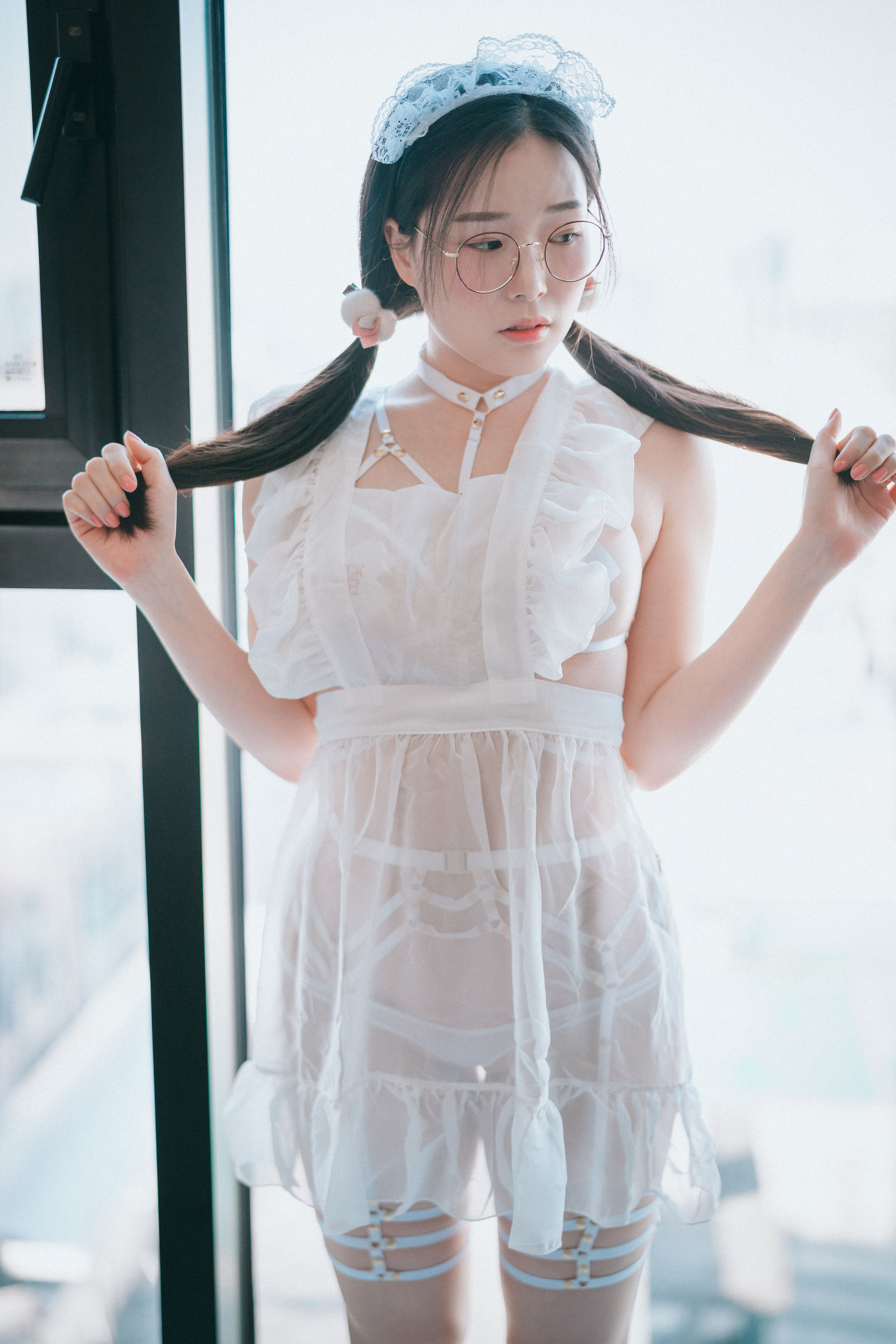 [DJAWA] PIA – Sheer Chiffon Apron 日韩写真-第21张