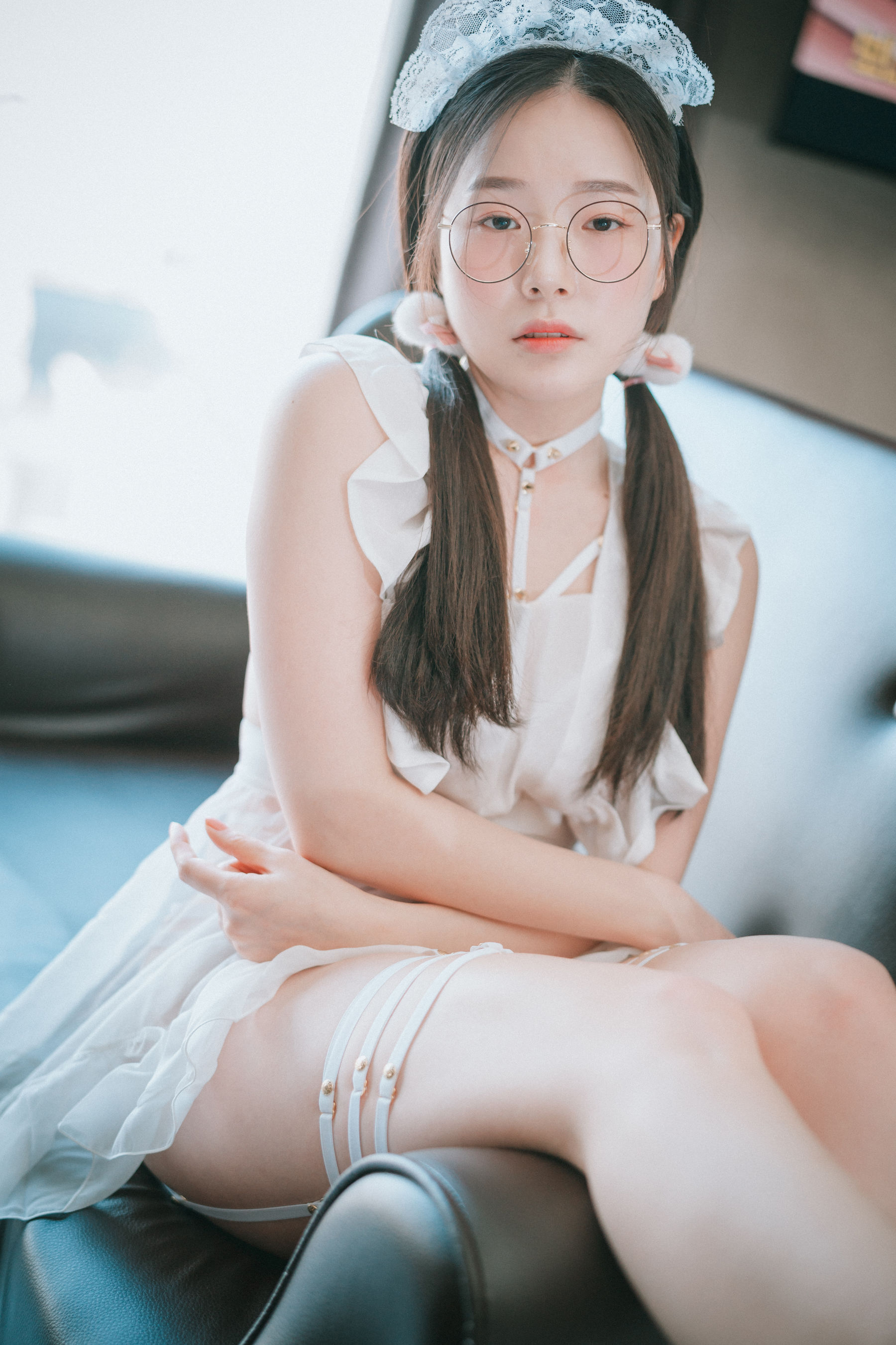 [DJAWA] PIA – Sheer Chiffon Apron 日韩写真-第38张