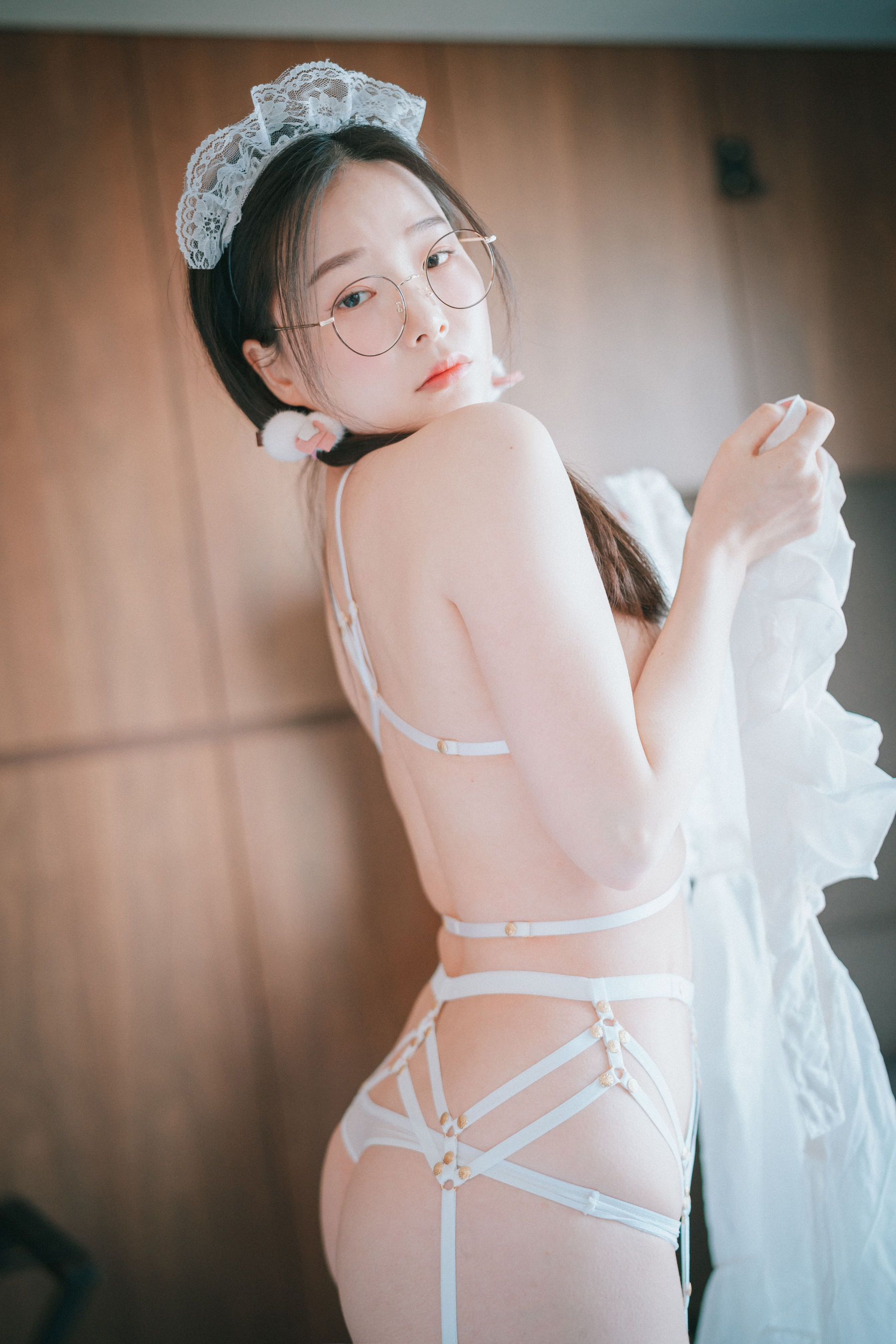[DJAWA] PIA – Sheer Chiffon Apron 日韩写真-第55张