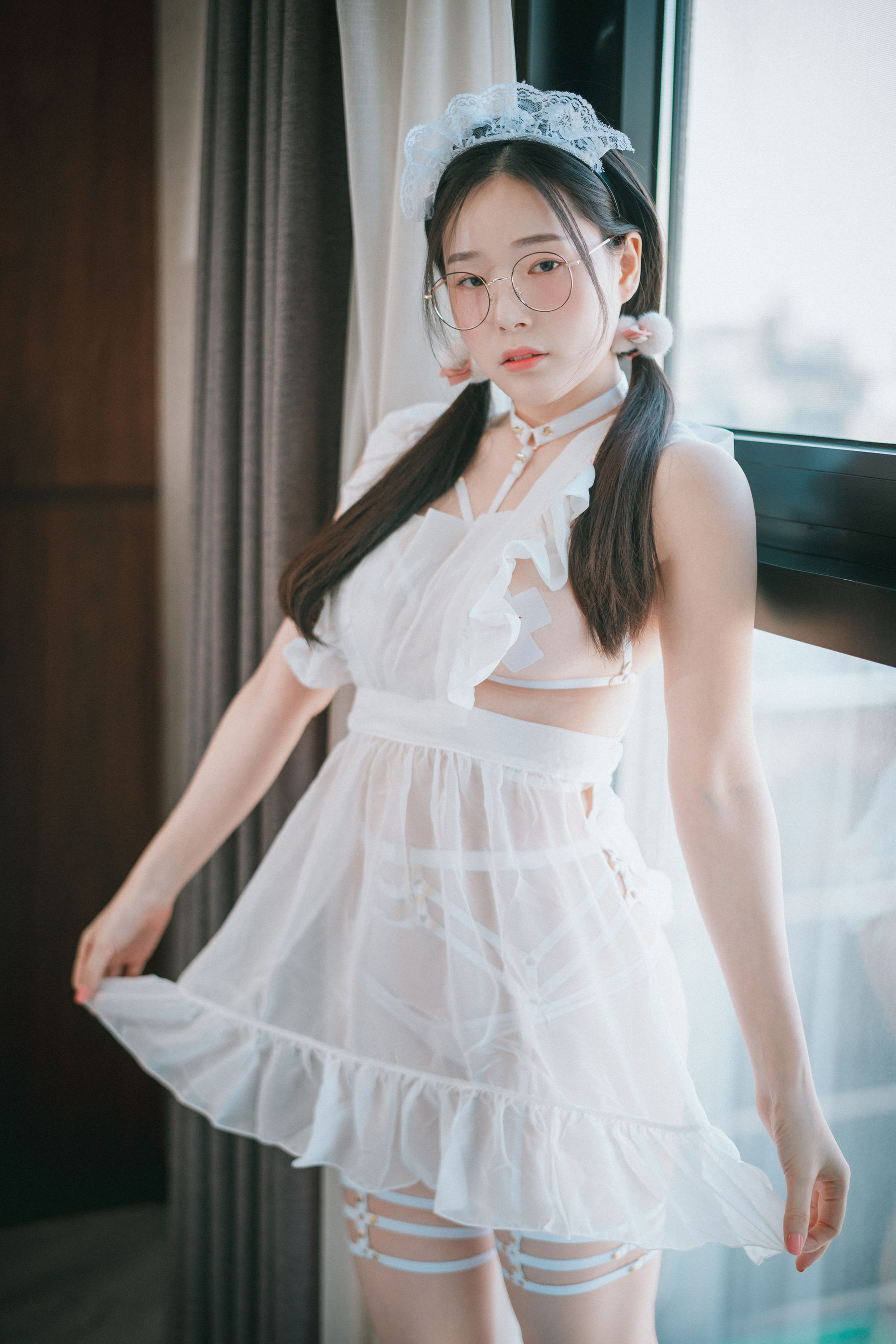 [DJAWA] PIA – Sheer Chiffon Apron 日韩写真-第22张