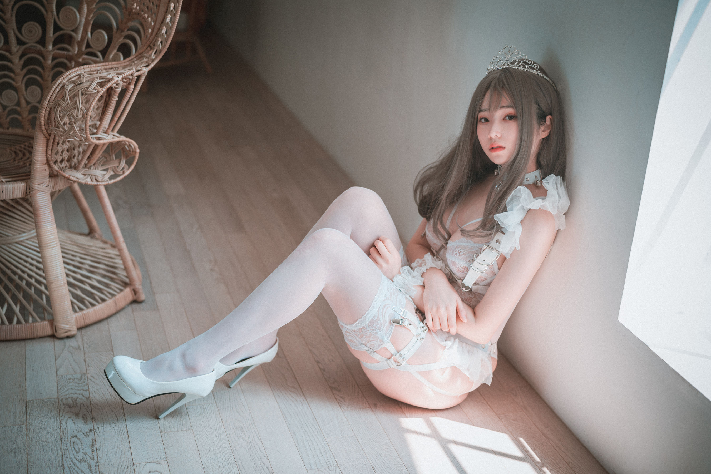 [DJAWA] BamBi – Reine de Blanc (A-side) 日韩写真-第5张
