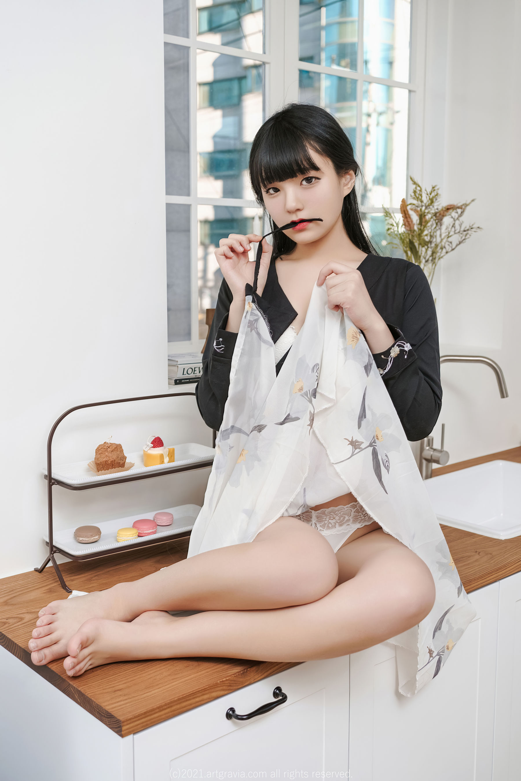 [ARTGRAVIA] VOL.287 Jenny 居家内衣套图 日韩写真-第57张