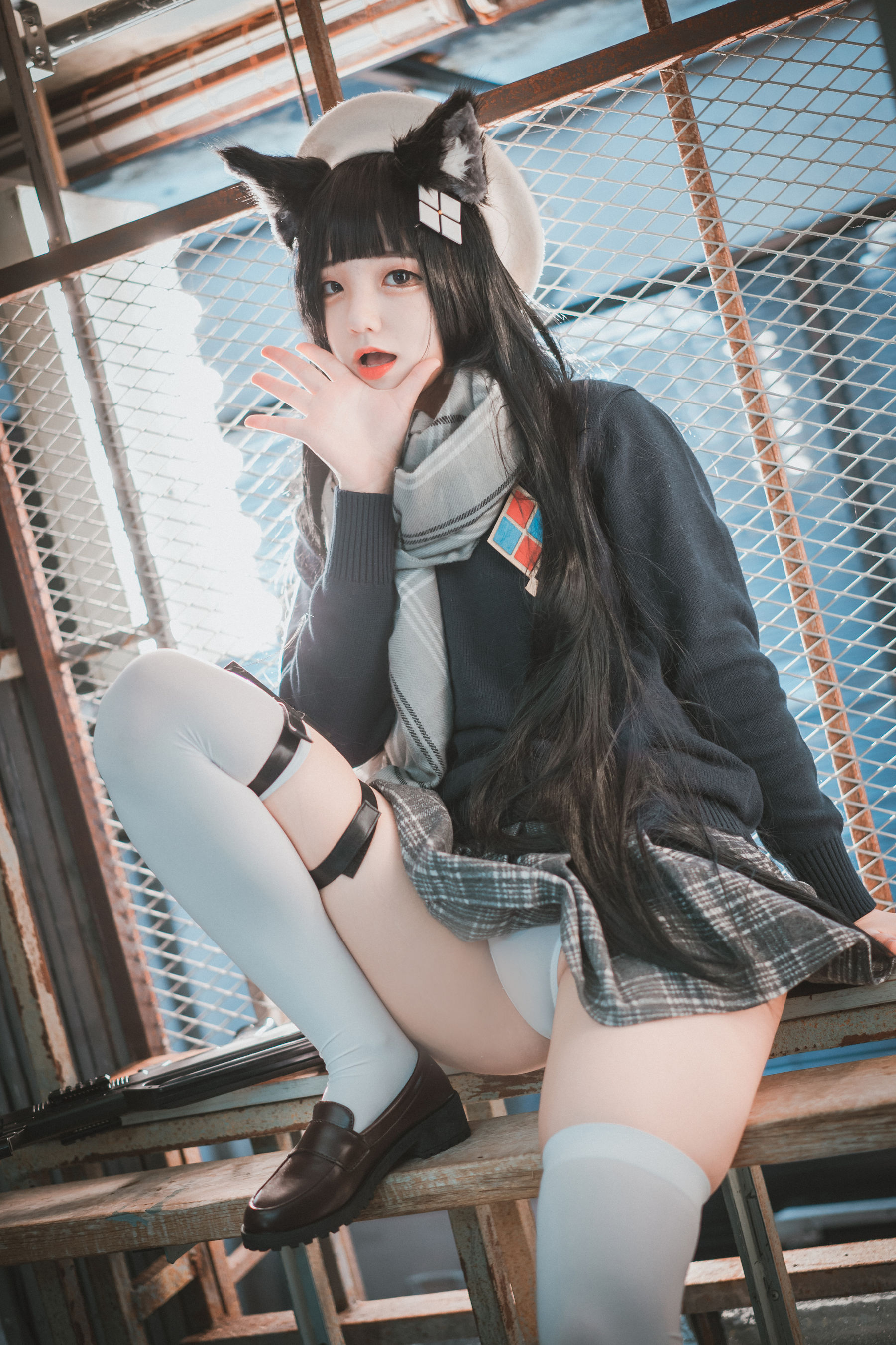 [DJAWA] Jenny – Type 95 Pure White Graduation 日韩写真-第6张