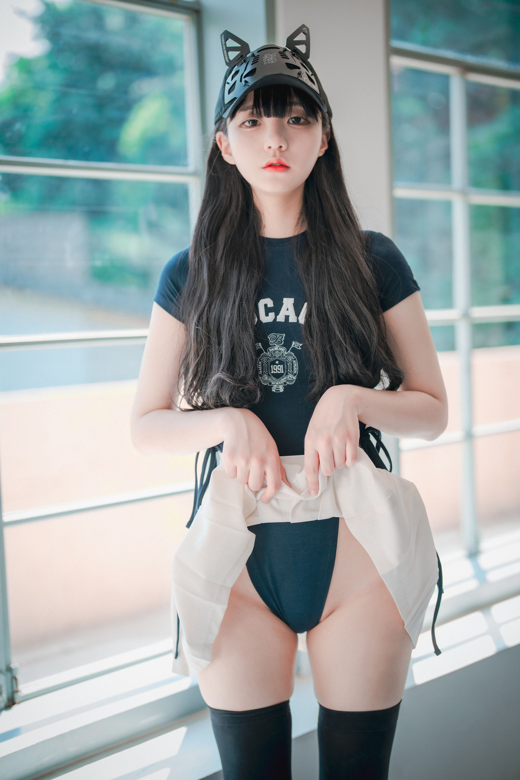 [DJAWA] Jeong Jenny – Classic Athletic Girl in Navy Blue 日韩写真-第7张