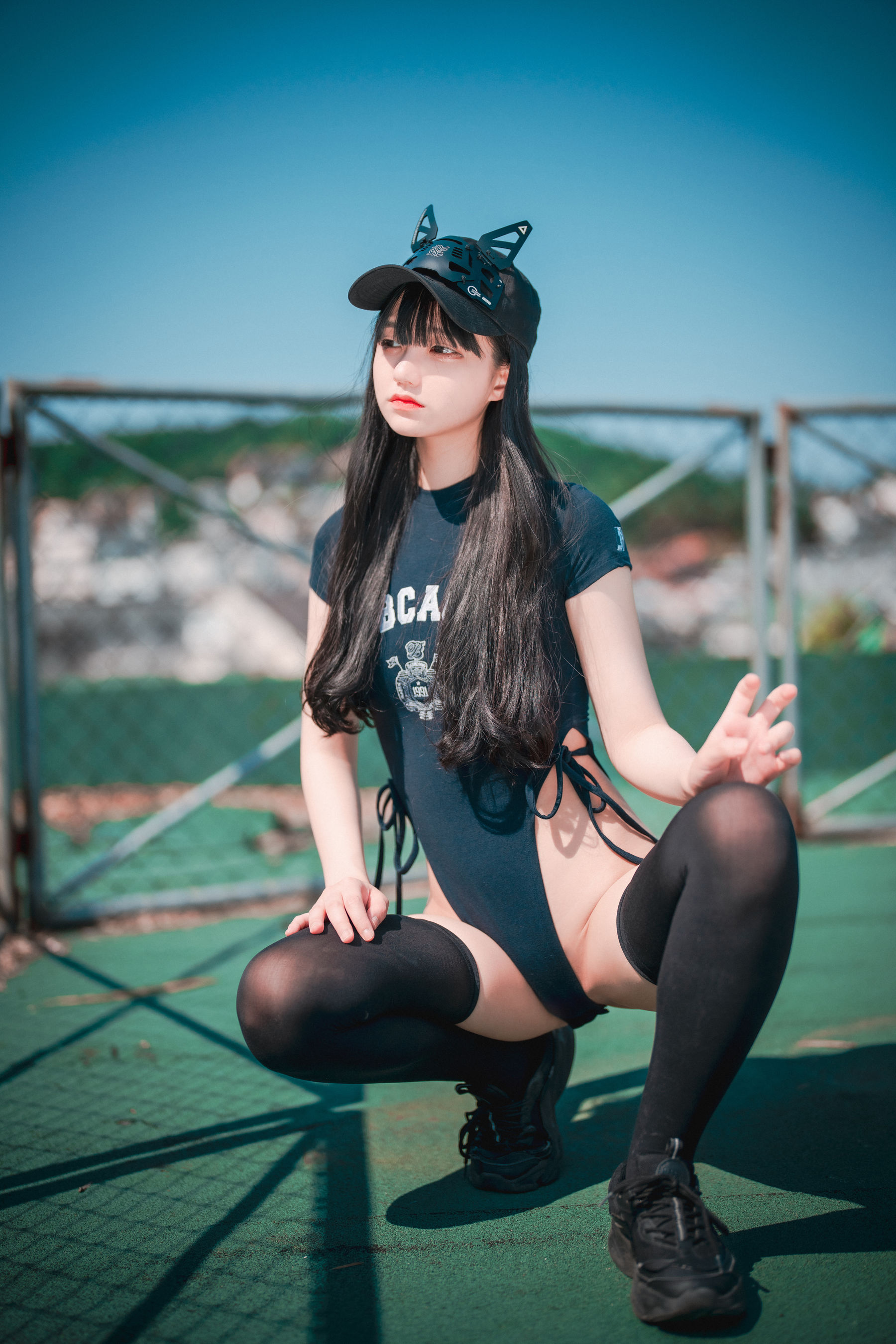 [DJAWA] Jeong Jenny – Classic Athletic Girl in Navy Blue 日韩写真-第49张