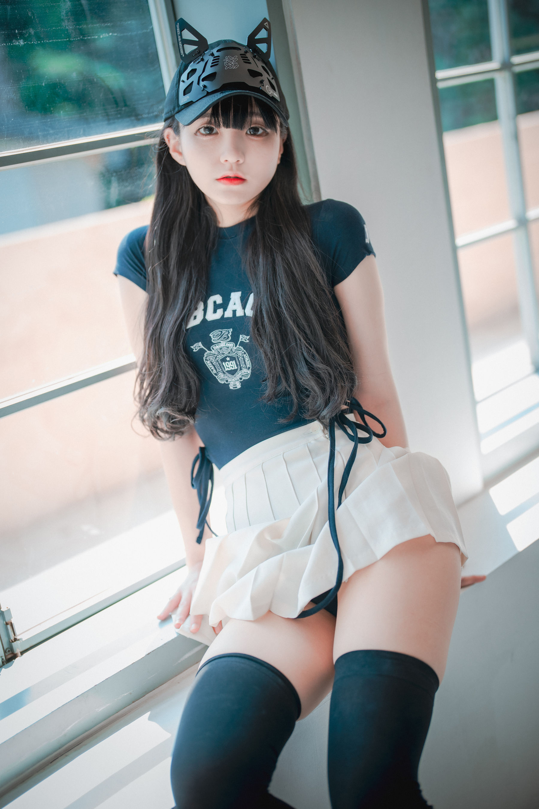 [DJAWA] Jeong Jenny – Classic Athletic Girl in Navy Blue 日韩写真-第3张
