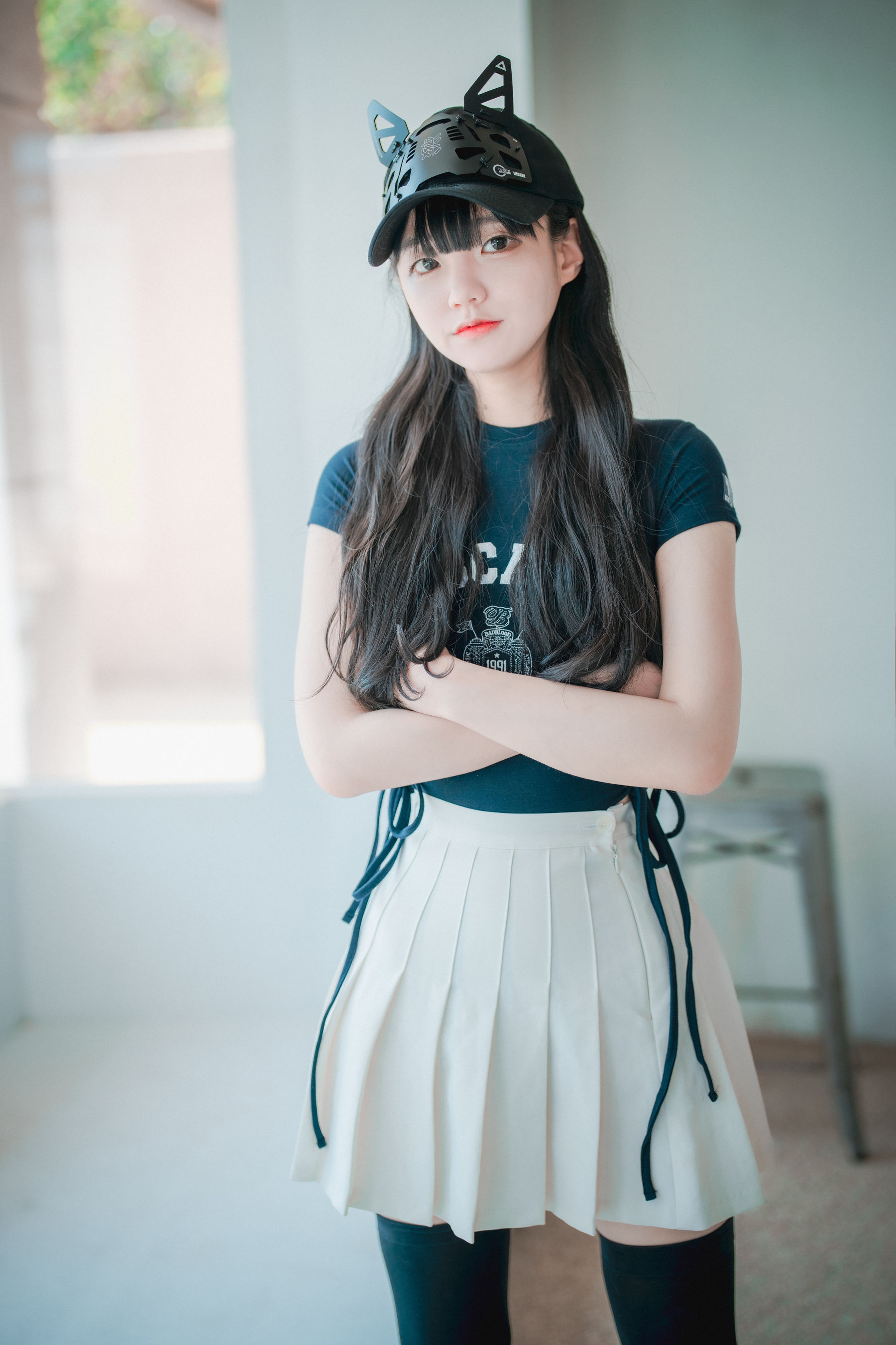 [DJAWA] Jeong Jenny – Classic Athletic Girl in Navy Blue 日韩写真-第62张