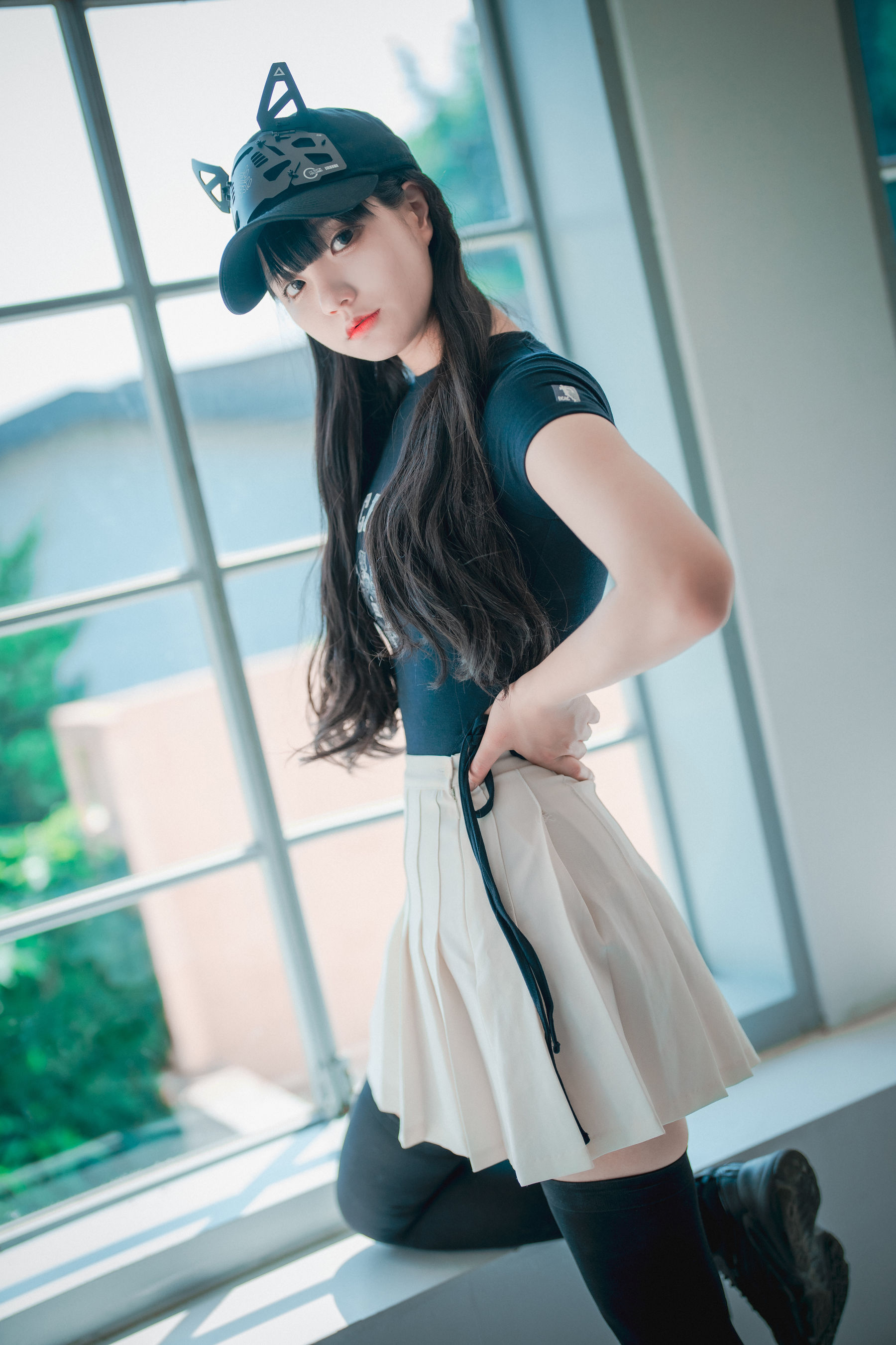 [DJAWA] Jeong Jenny – Classic Athletic Girl in Navy Blue 日韩写真-第63张