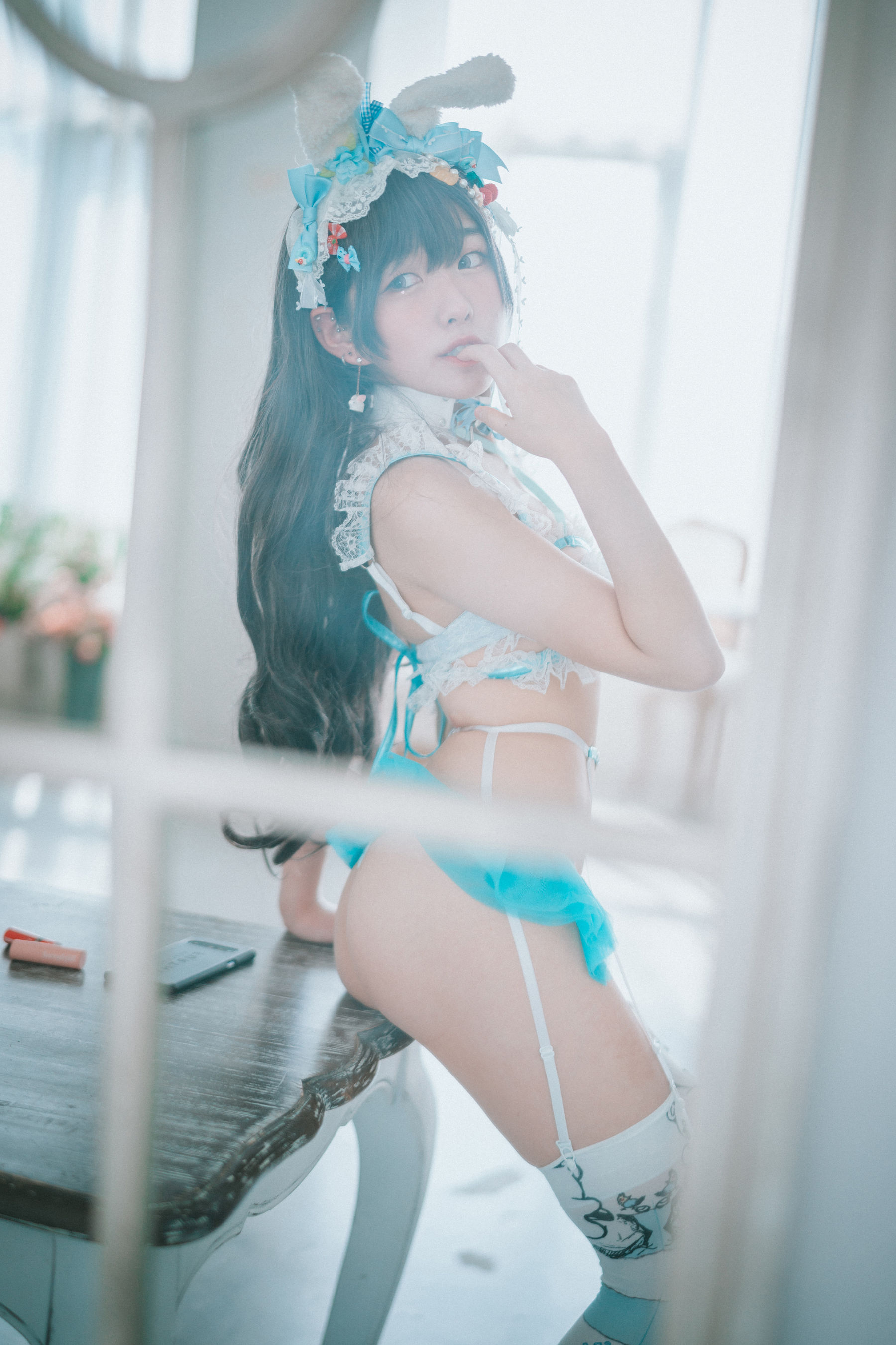 [DJAWA] Sonson – Turquoise Bunny 日韩写真-第5张