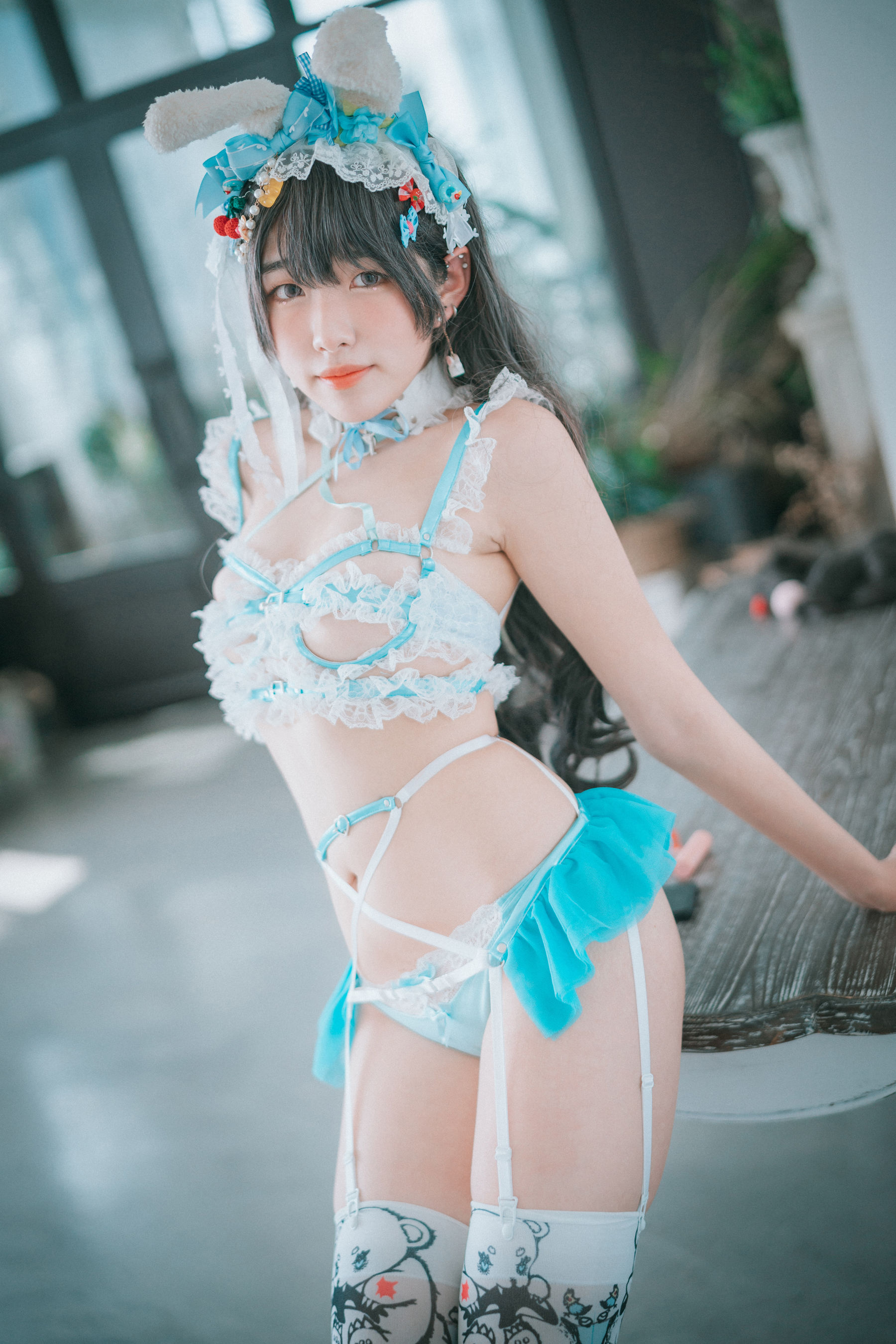 [DJAWA] Sonson – Turquoise Bunny 日韩写真-第9张