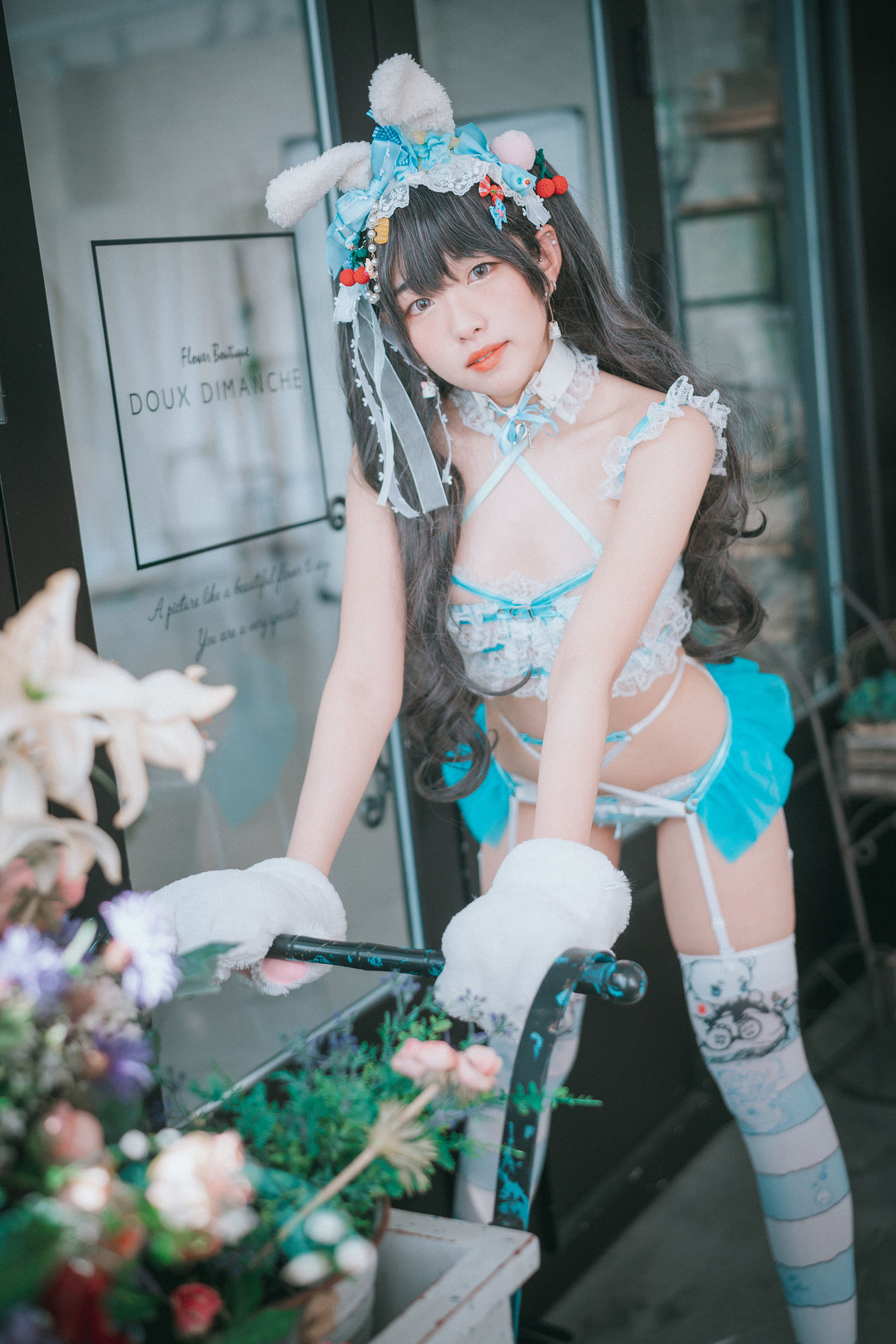 [DJAWA] Sonson – Turquoise Bunny 日韩写真-第34张