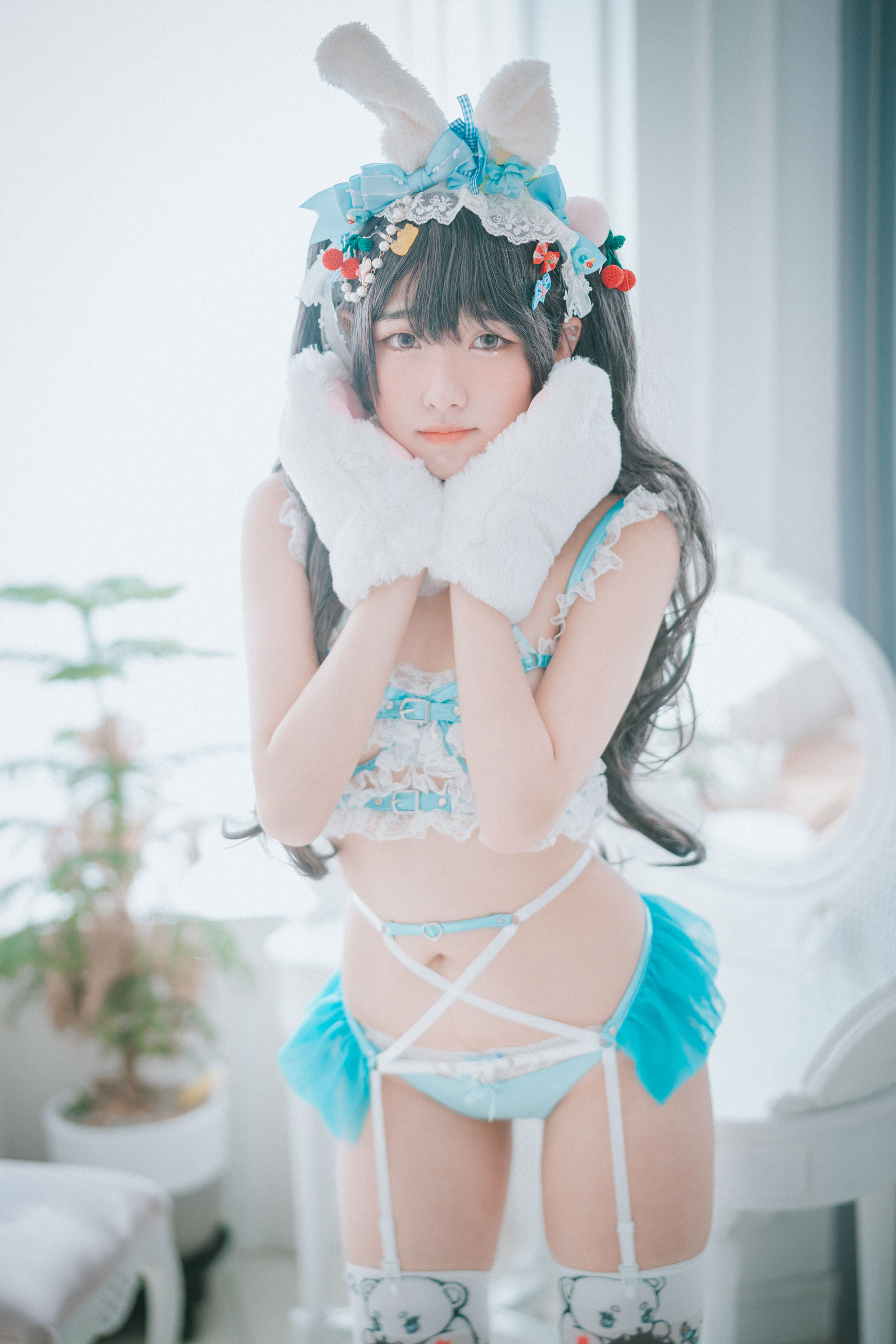 [DJAWA] Sonson – Turquoise Bunny 日韩写真-第3张