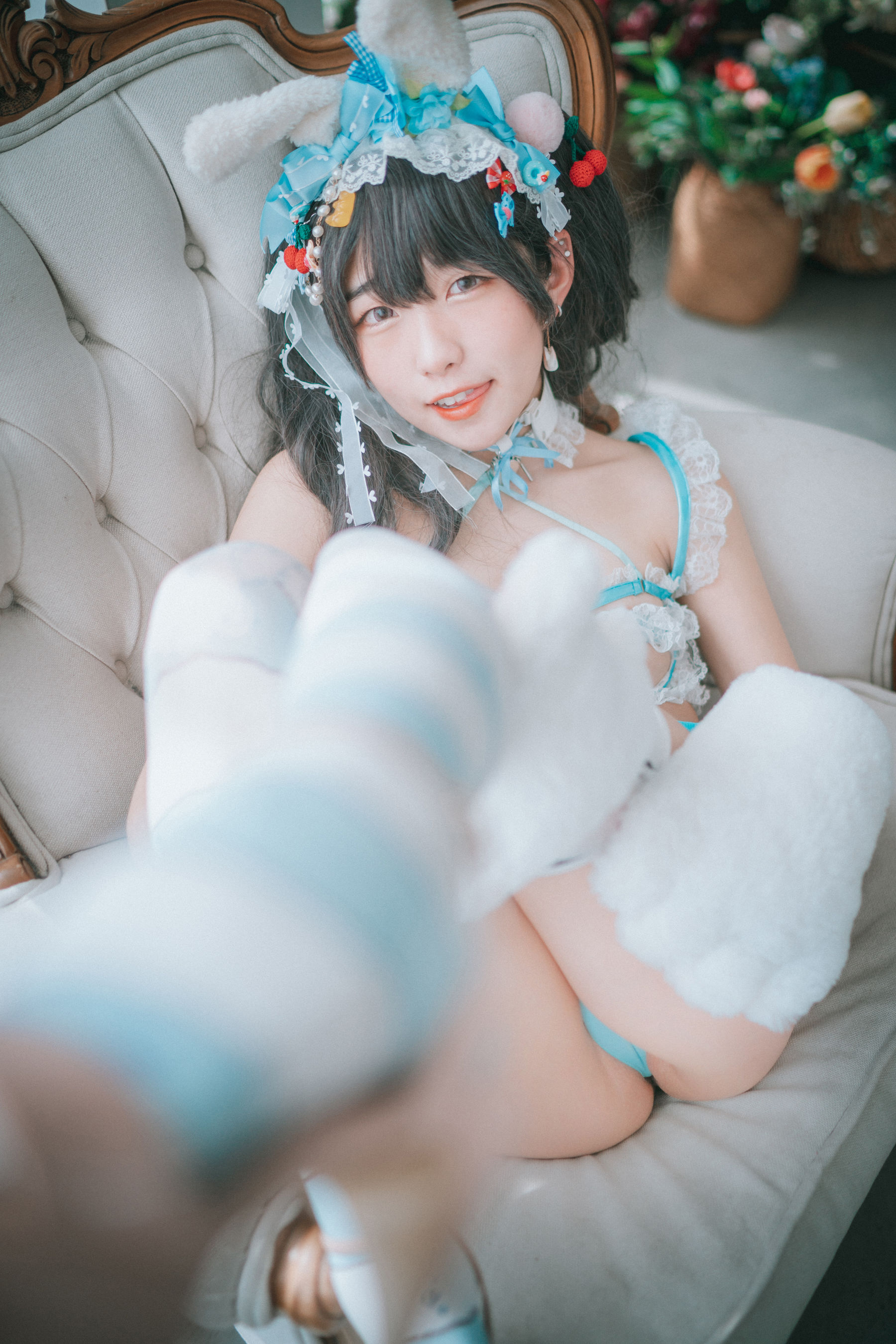 [DJAWA] Sonson – Turquoise Bunny 日韩写真-第24张