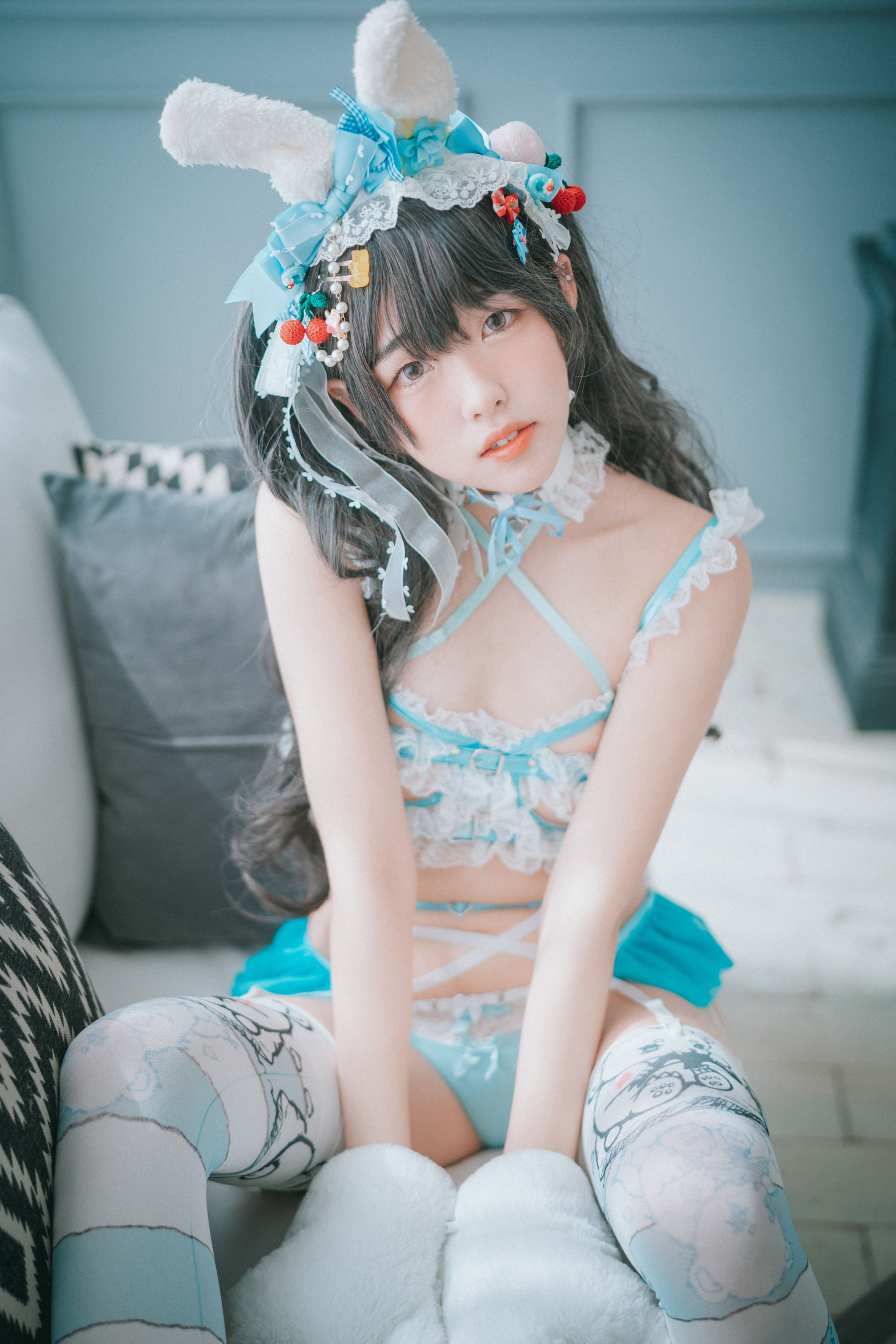 [DJAWA] Sonson – Turquoise Bunny 日韩写真-第7张