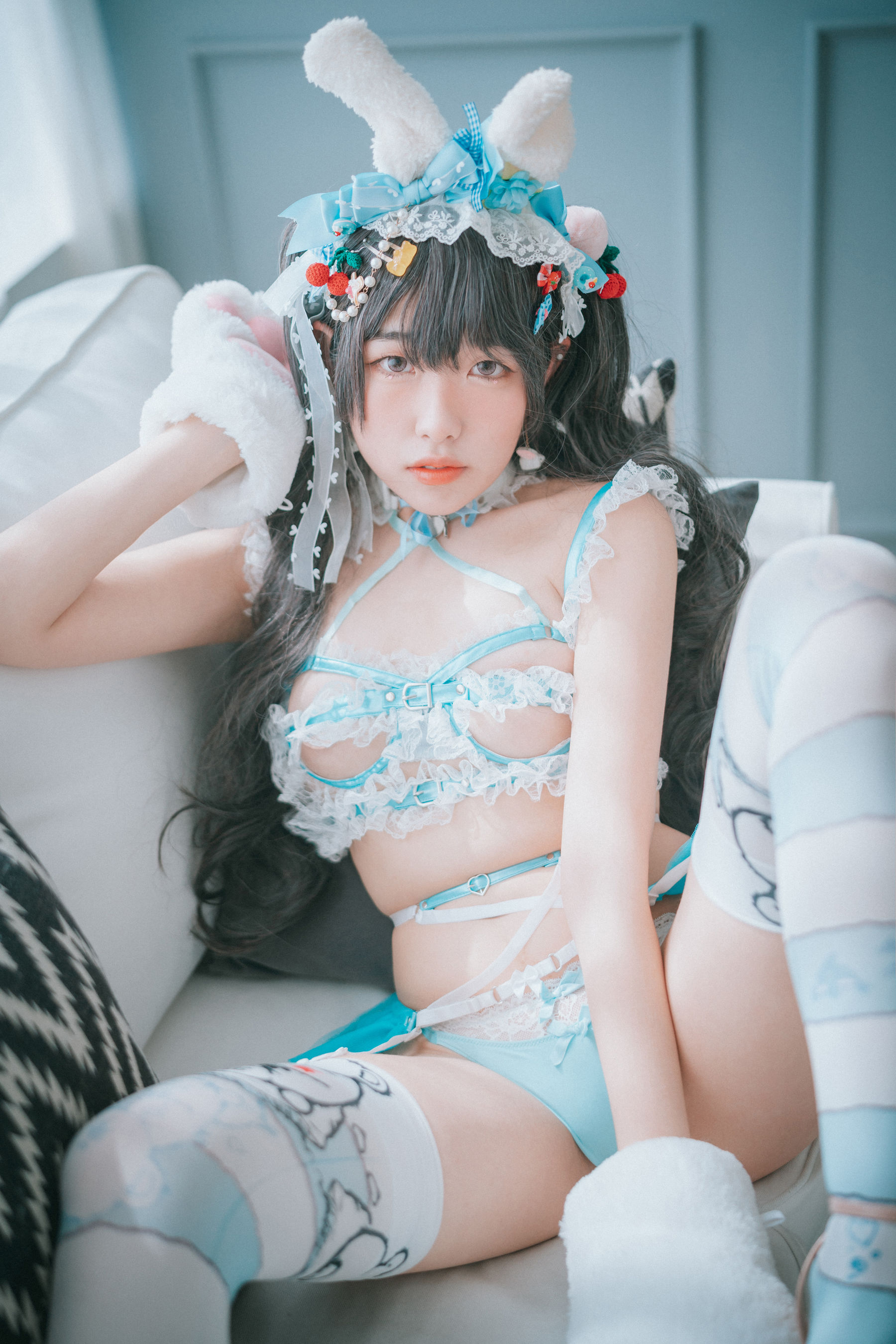 [DJAWA] Sonson – Turquoise Bunny 日韩写真-第6张