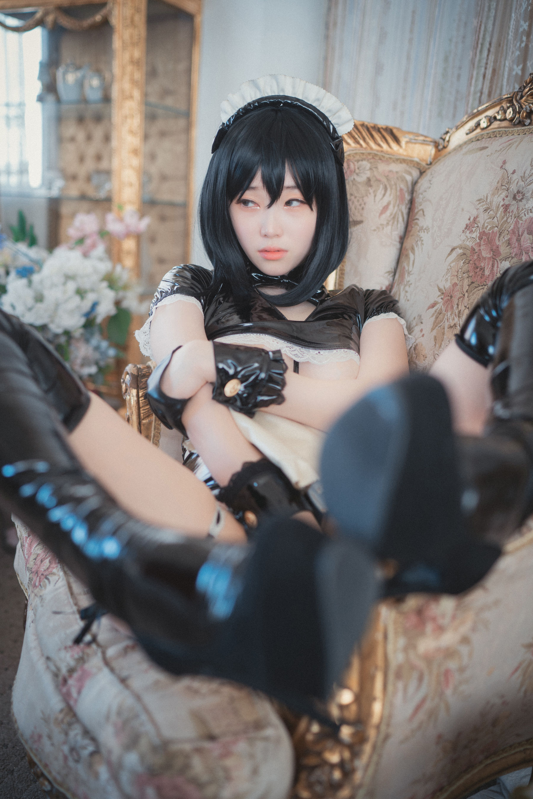 [DJAWA] BamBi – Femme de Chambre en Latex 日韩美图-第11张