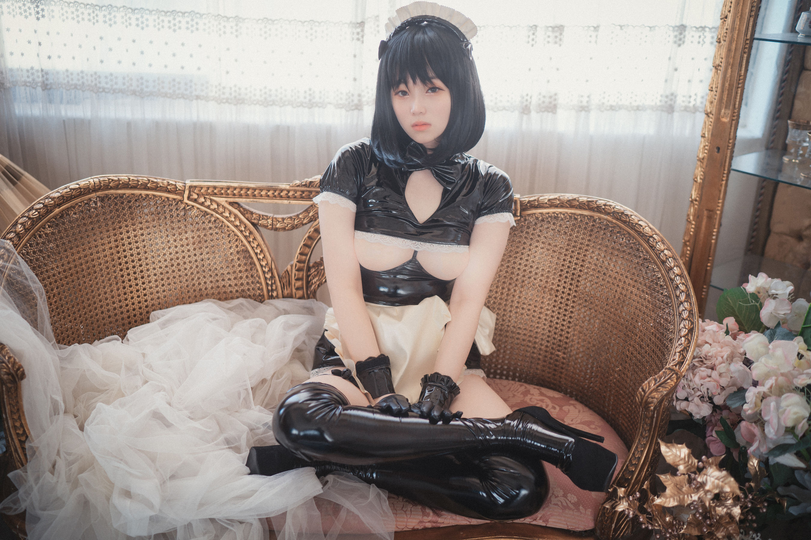 [DJAWA] BamBi – Femme de Chambre en Latex 日韩美图-第41张