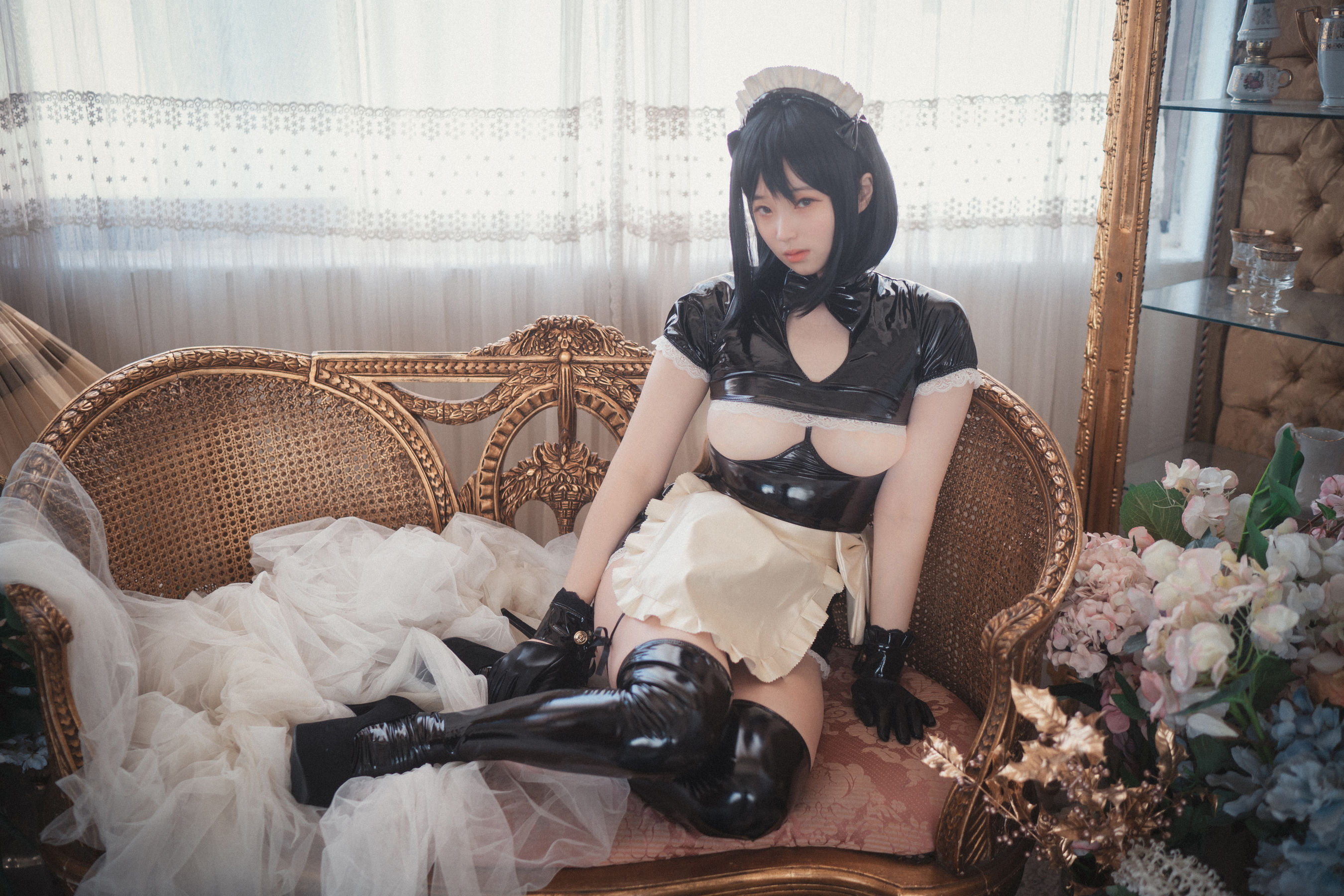 [DJAWA] BamBi – Femme de Chambre en Latex 日韩美图-第43张