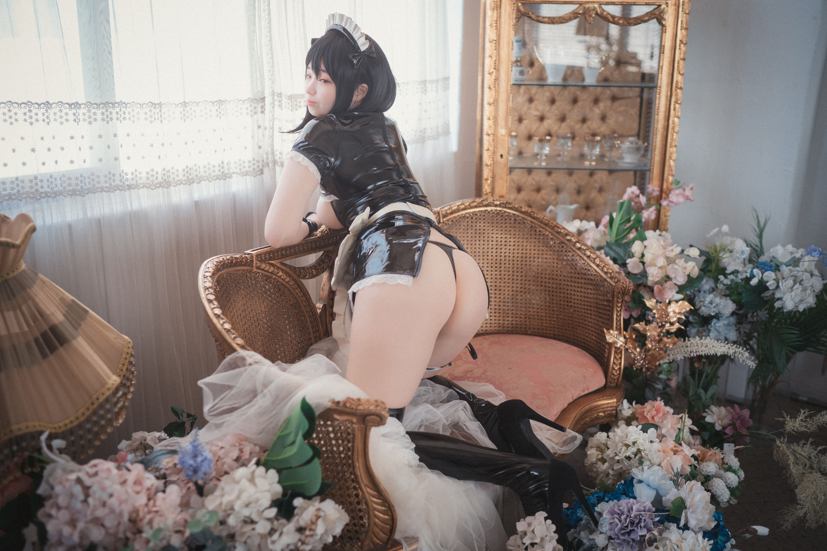 [DJAWA] BamBi – Femme de Chambre en Latex 日韩美图-第55张