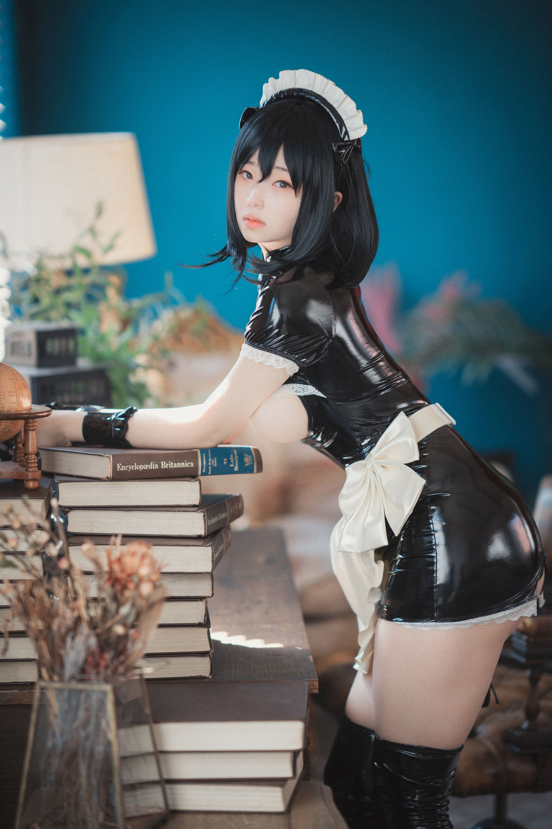 [DJAWA] BamBi – Femme de Chambre en Latex 日韩美图-第14张
