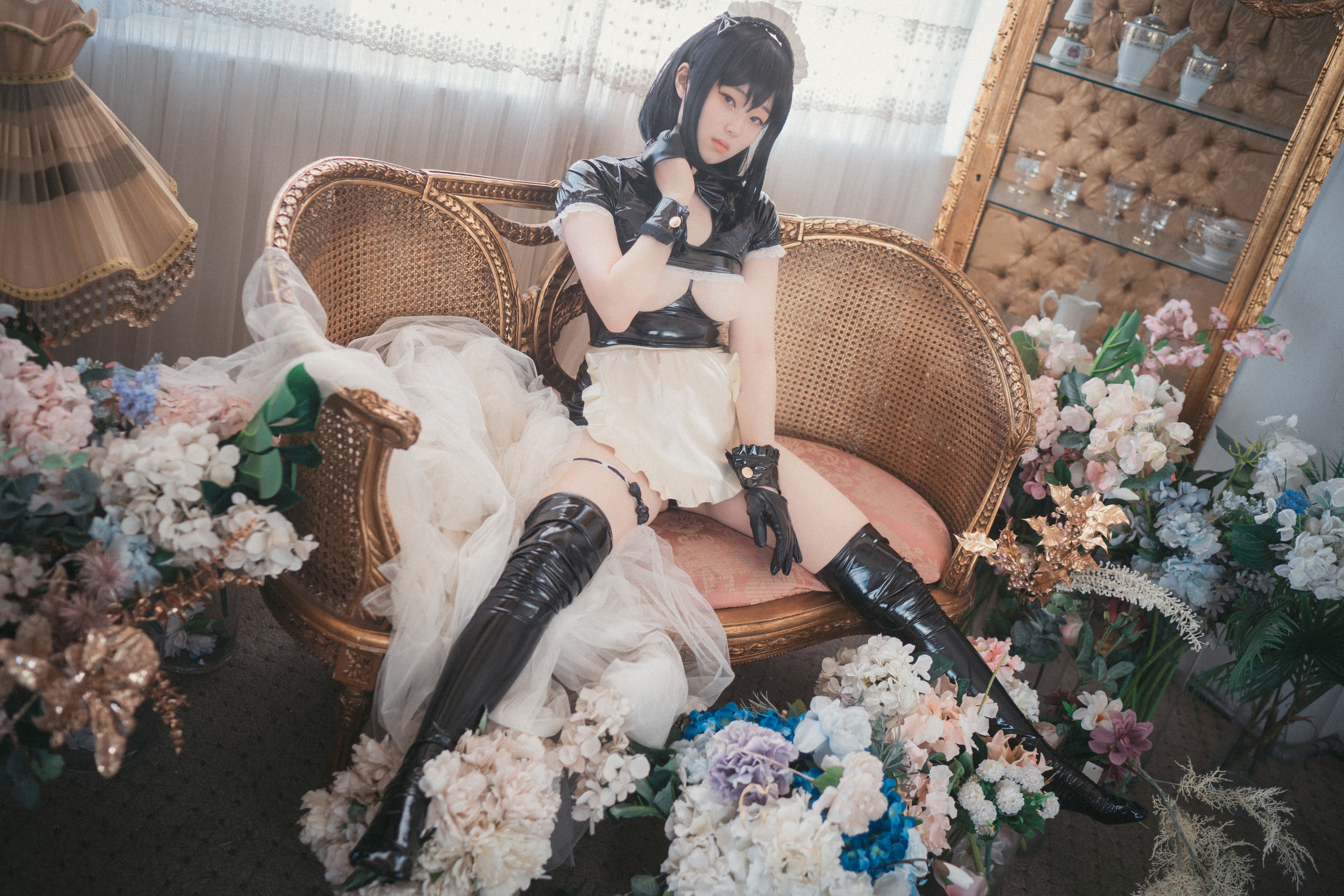 [DJAWA] BamBi – Femme de Chambre en Latex 日韩美图-第37张