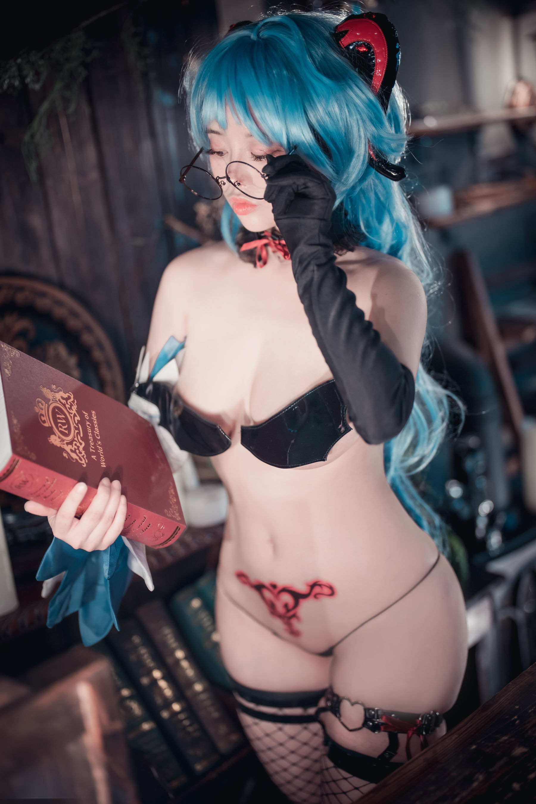 [DJAWA] ZziZzi – Ganyu Succubus + S.Ver 日韩写真-第6张