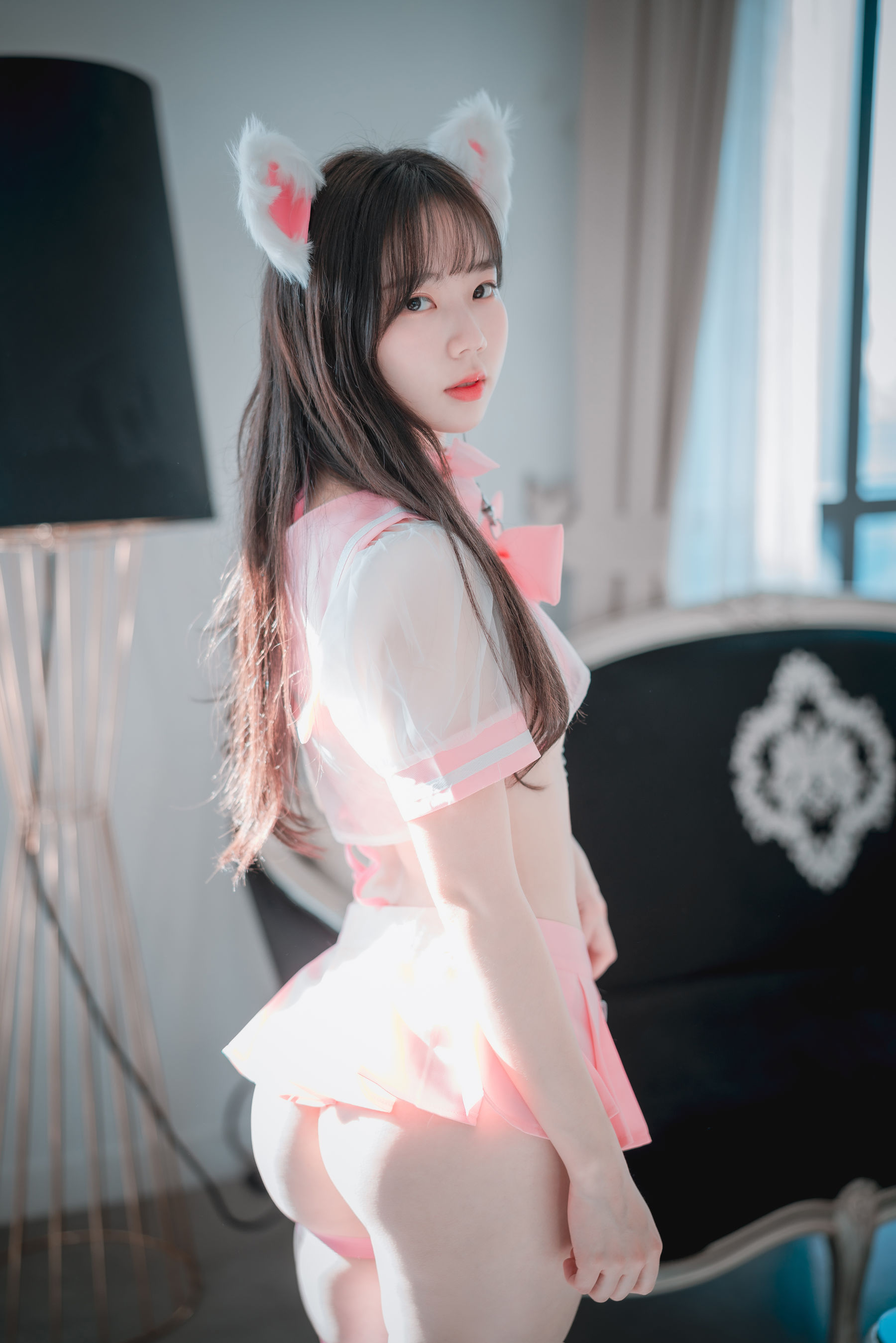 [DJAWA] MyuA – Catgirl in Pink 日韩写真-第57张