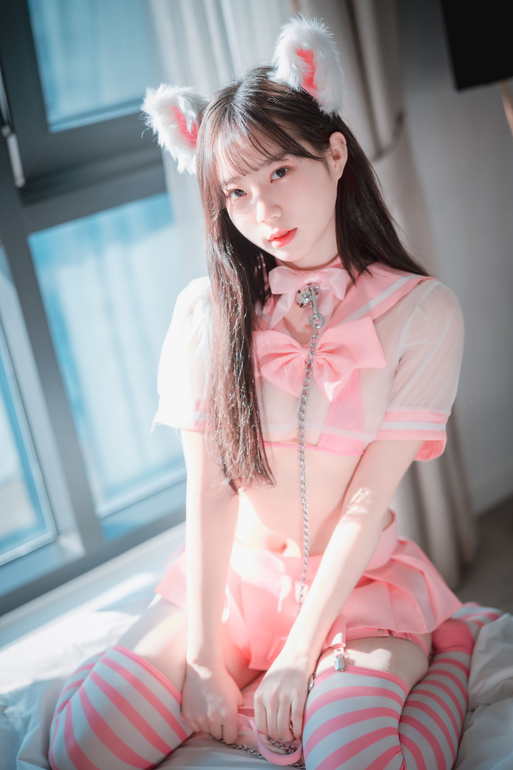 [DJAWA] MyuA – Catgirl in Pink 日韩写真-第58张