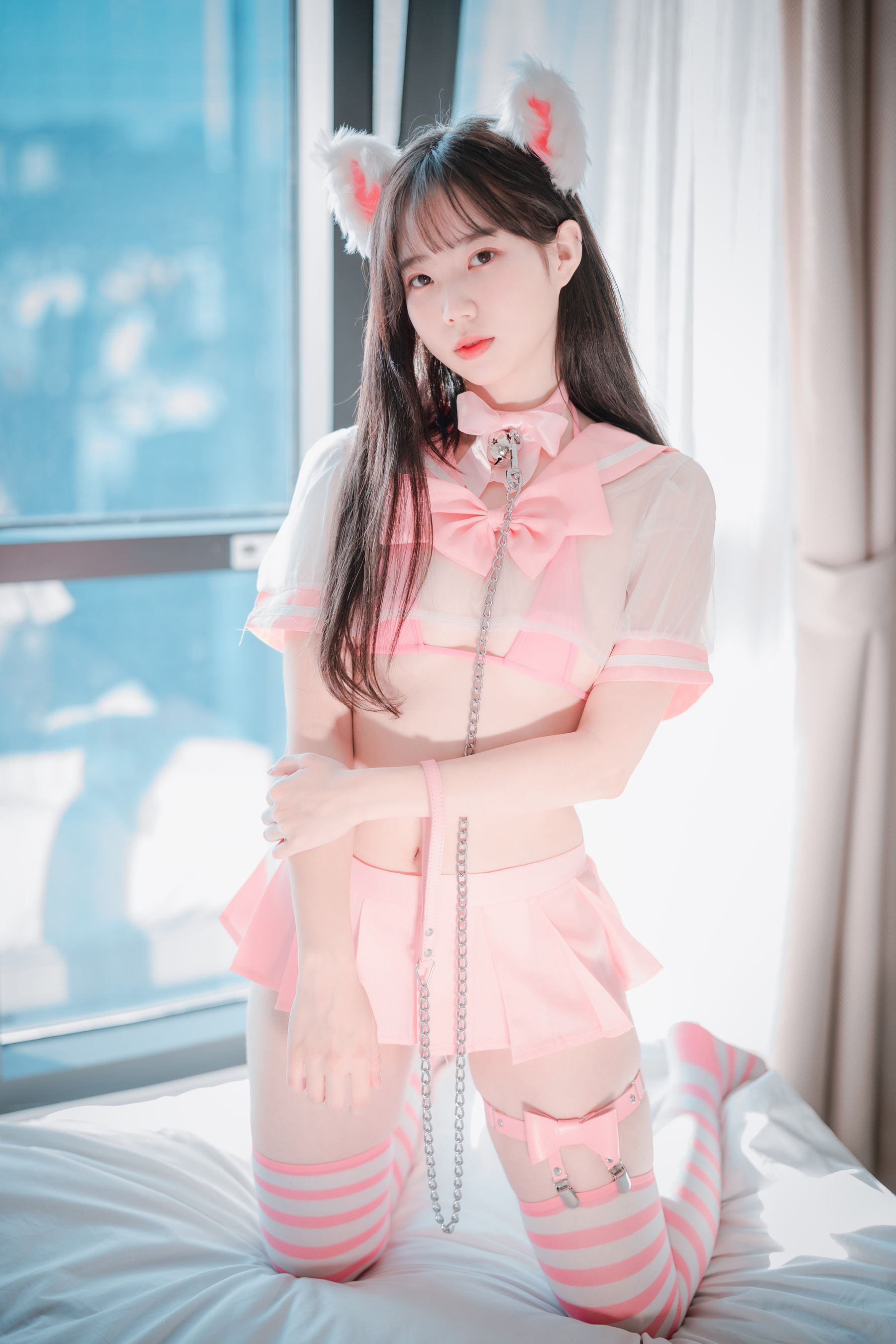 [DJAWA] MyuA – Catgirl in Pink 日韩写真-第56张