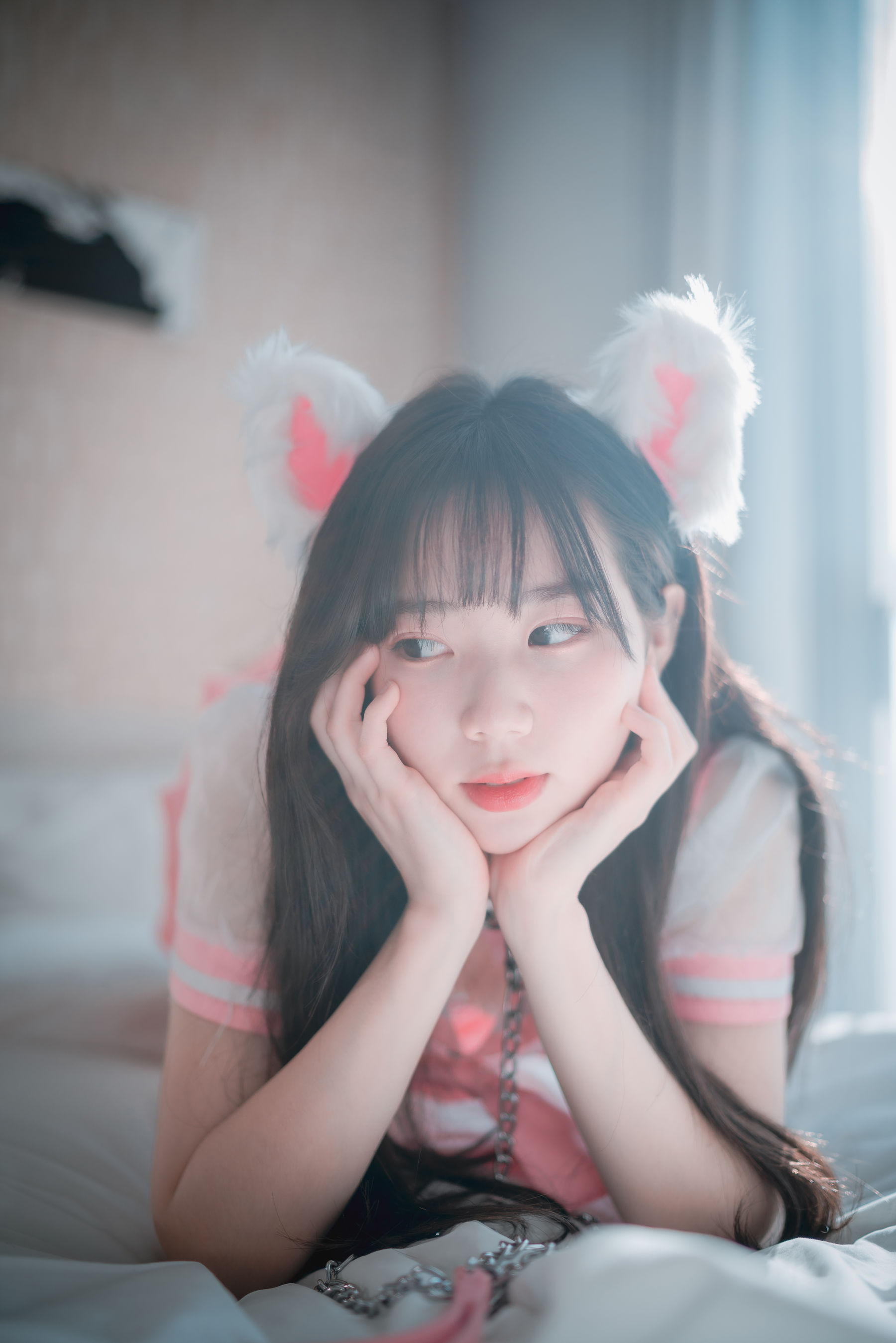 [DJAWA] MyuA – Catgirl in Pink 日韩写真-第25张