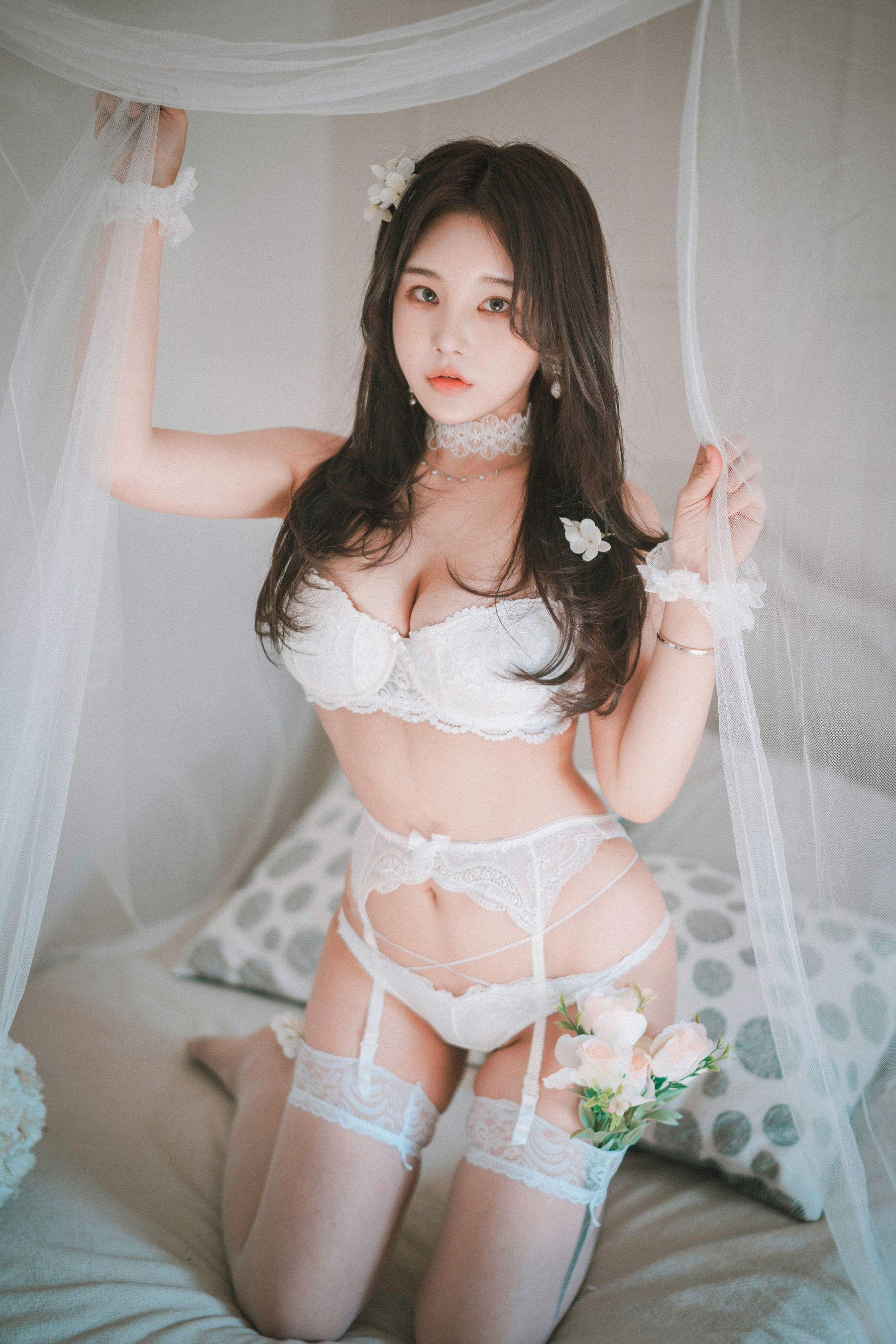 [DJAWA] ZZYuri – Alluring White 日韩写真-第16张