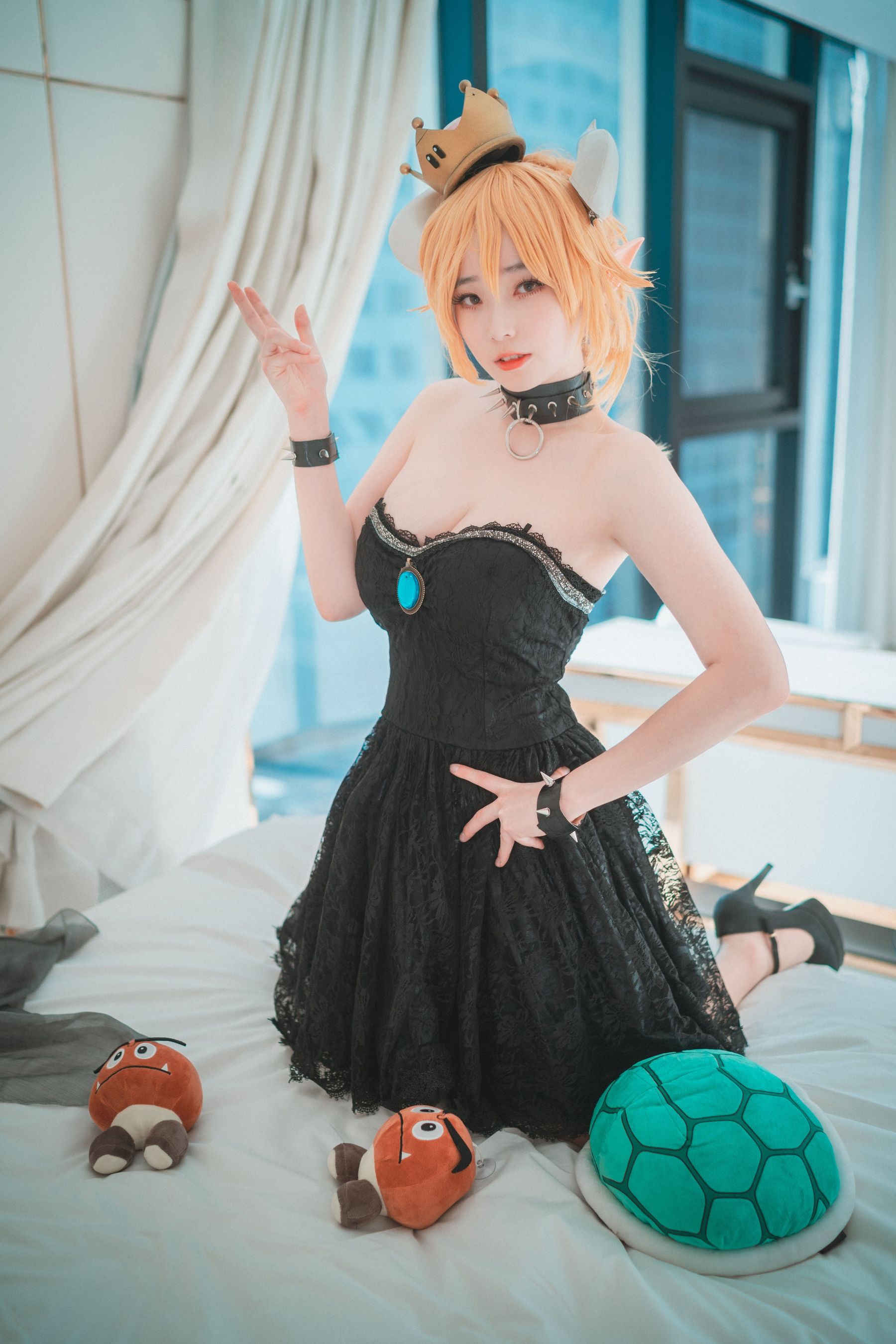 [DJAWA] BamBi – Halloween with Bowsette 写真套图 日韩写真-第46张