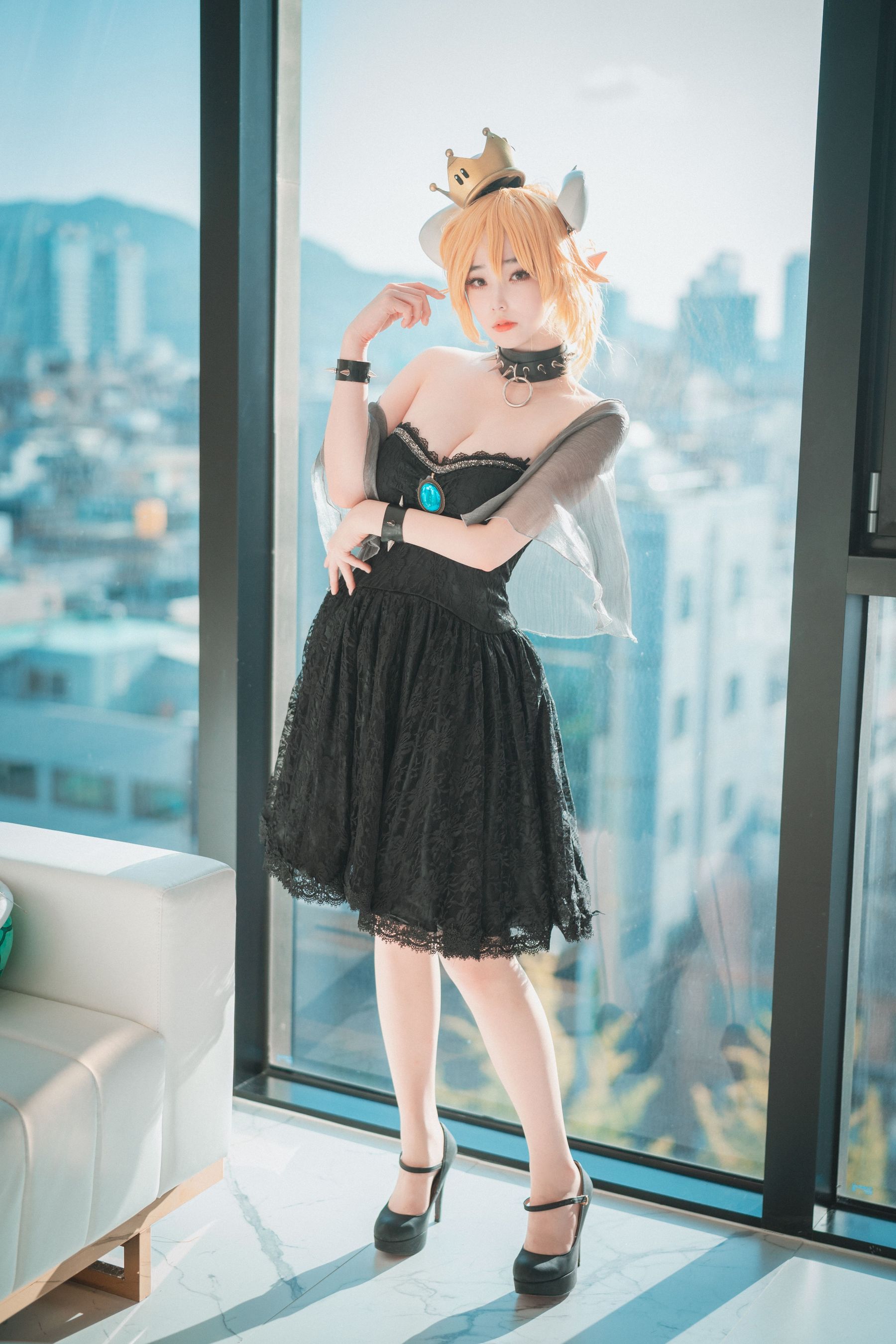 [DJAWA] BamBi – Halloween with Bowsette 写真套图 日韩写真-第23张