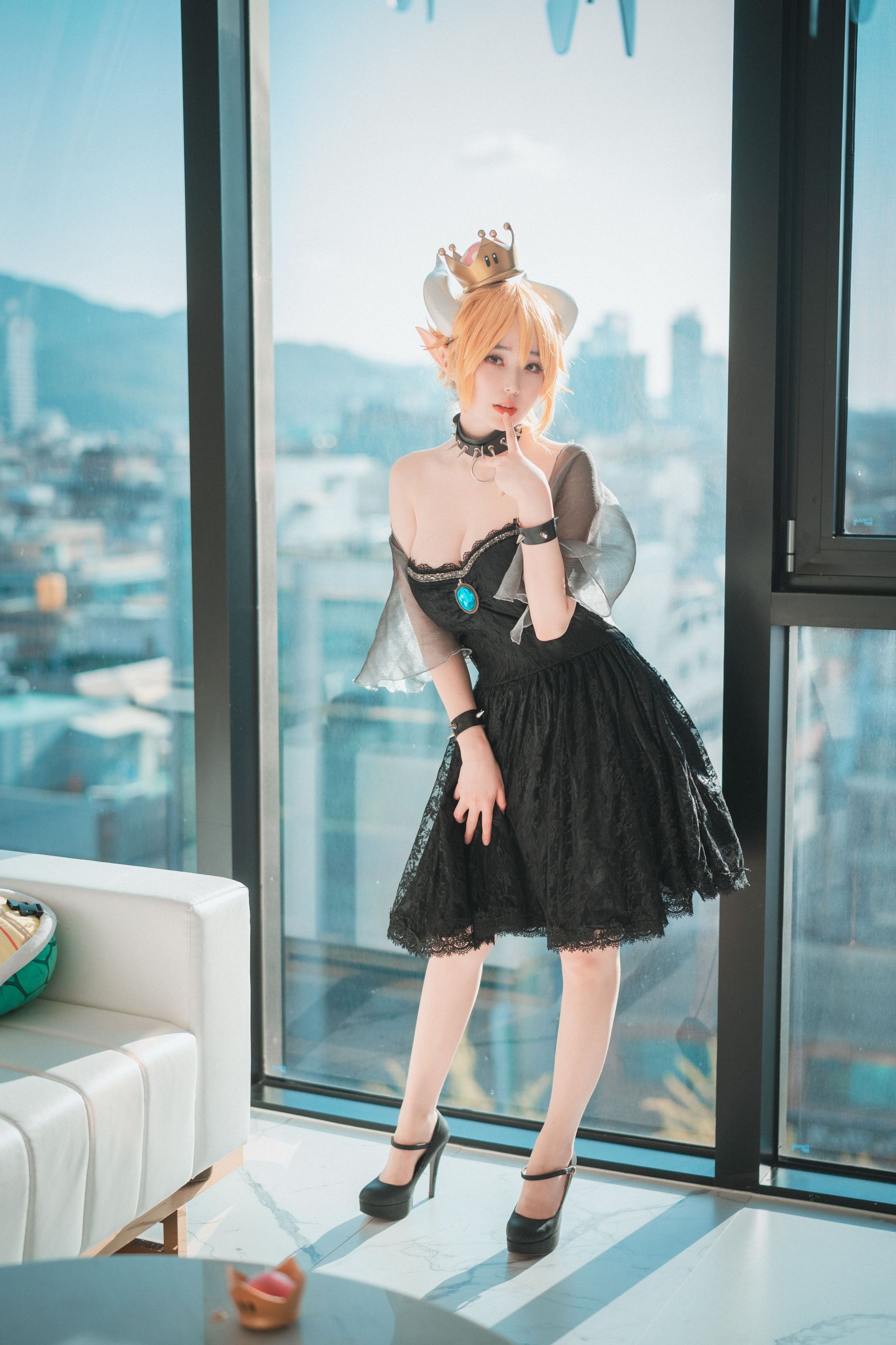 [DJAWA] BamBi – Halloween with Bowsette 写真套图 日韩写真-第22张