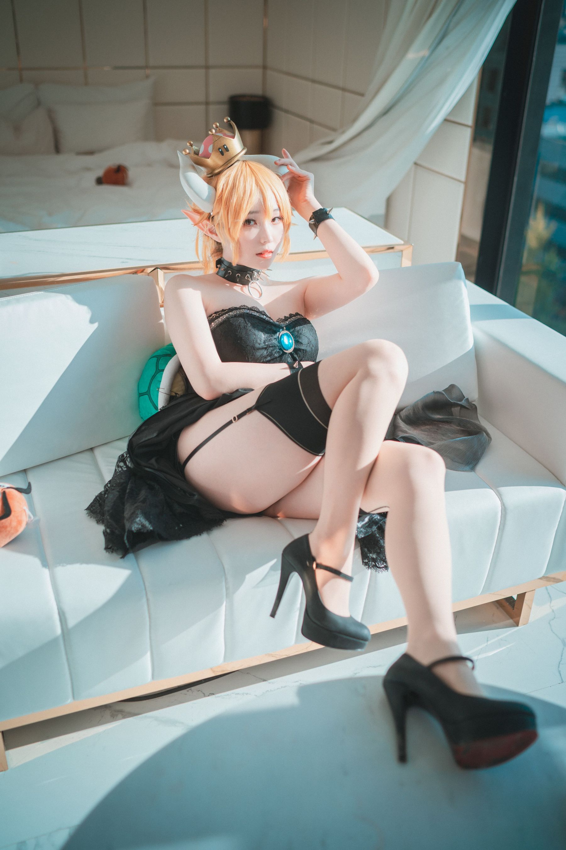 [DJAWA] BamBi – Halloween with Bowsette 写真套图 日韩写真-第2张