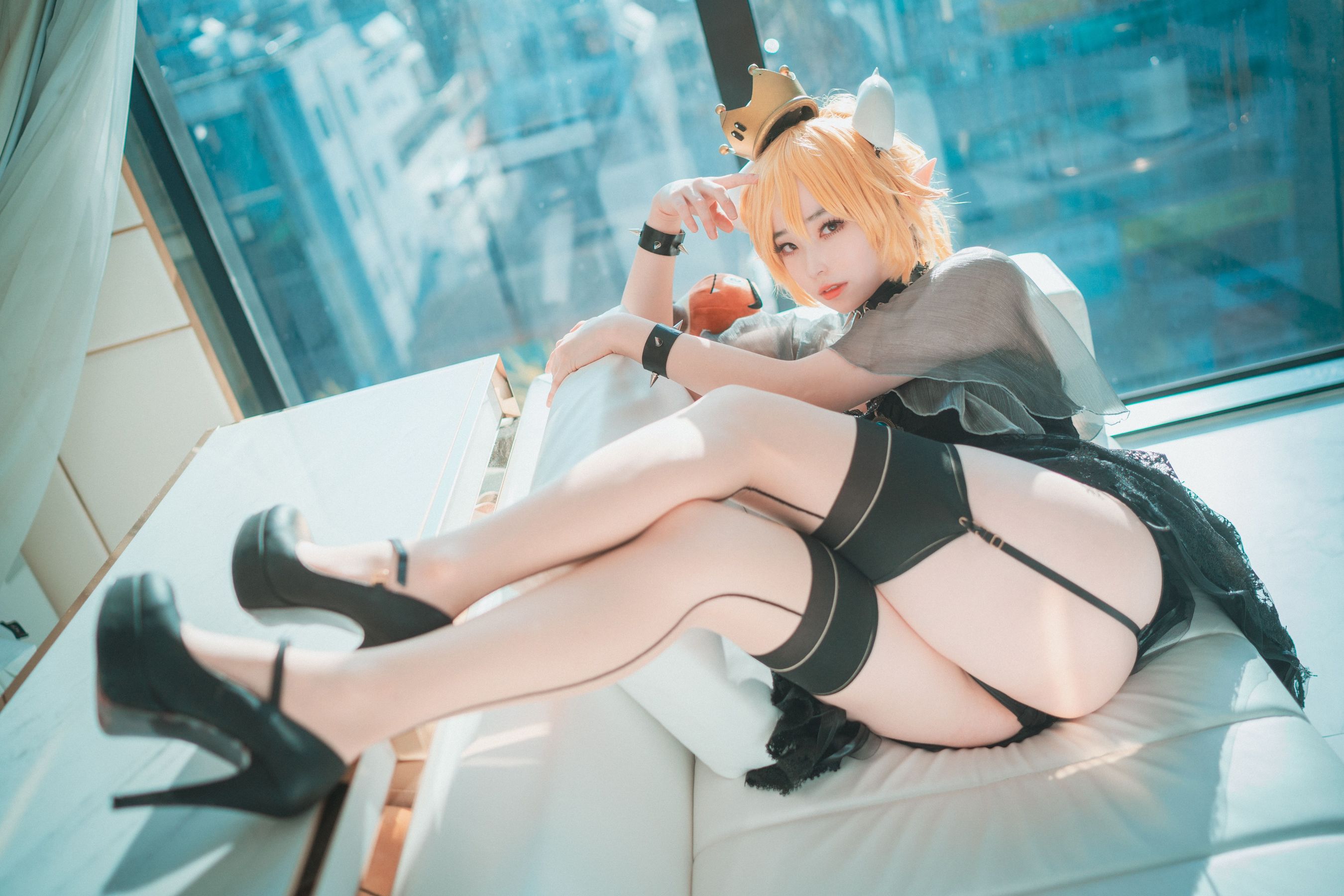 [DJAWA] BamBi – Halloween with Bowsette 写真套图 日韩写真-第33张