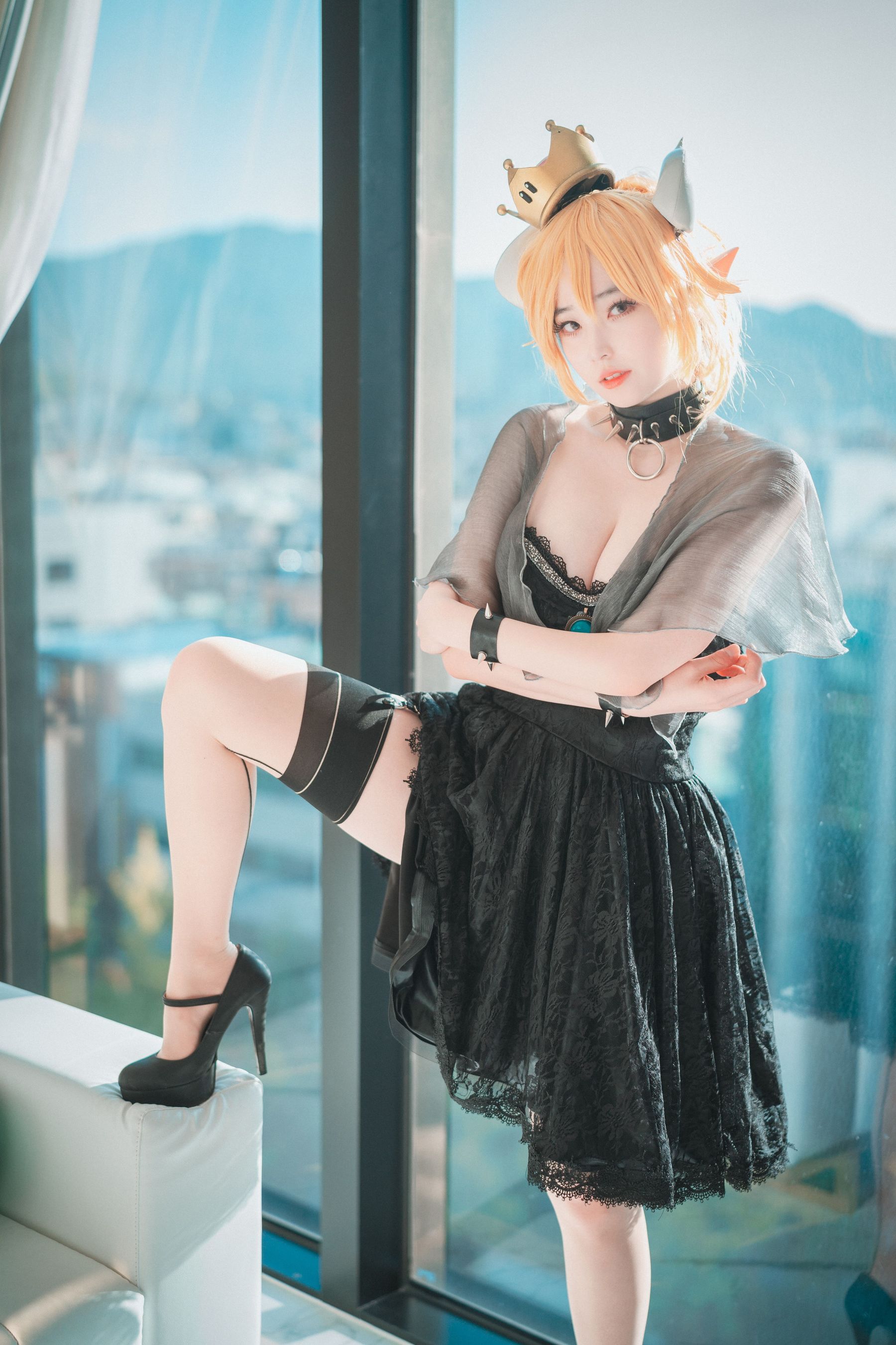 [DJAWA] BamBi – Halloween with Bowsette 写真套图 日韩写真-第28张